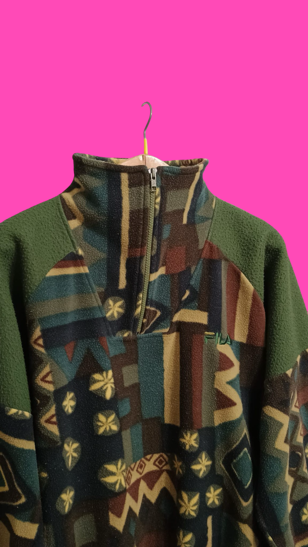 Vintage Multicolor Fantasy 90's Fila Fleece Unisex Size M