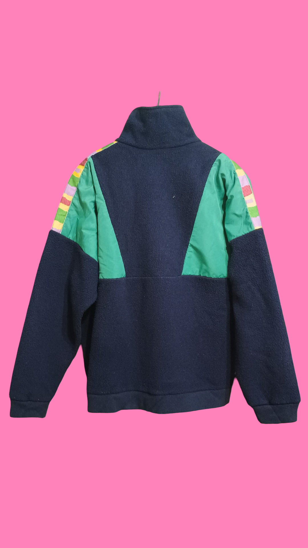 Sweatshirt Vintage Multicolor A Fantasia Anni 90 Unisex Size L
