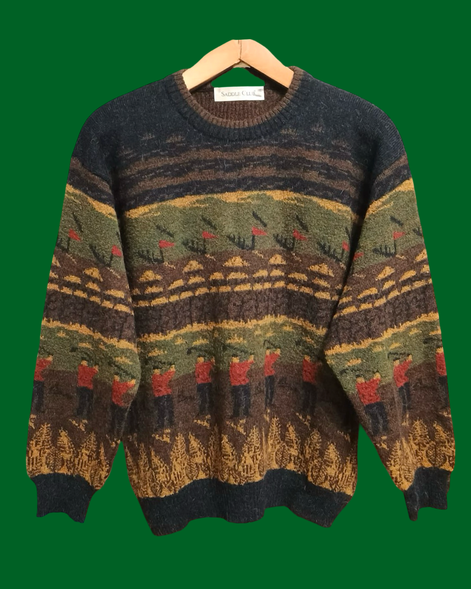 Vintage Multicolor Fantasy 90's Sweater Unisex Size M