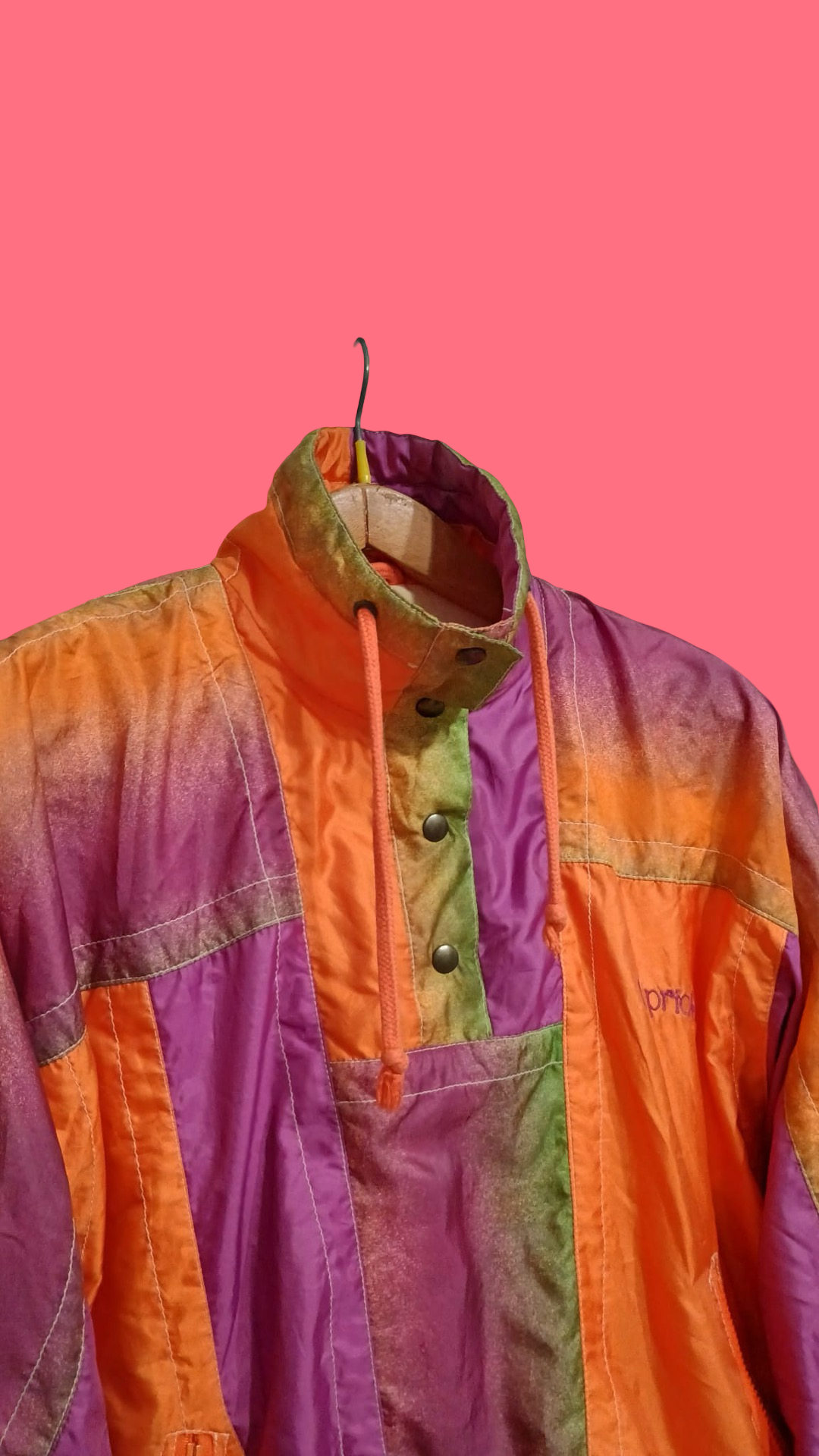 Vintage Multicolor Fantasy 90's Sweatshirt Woman Size S