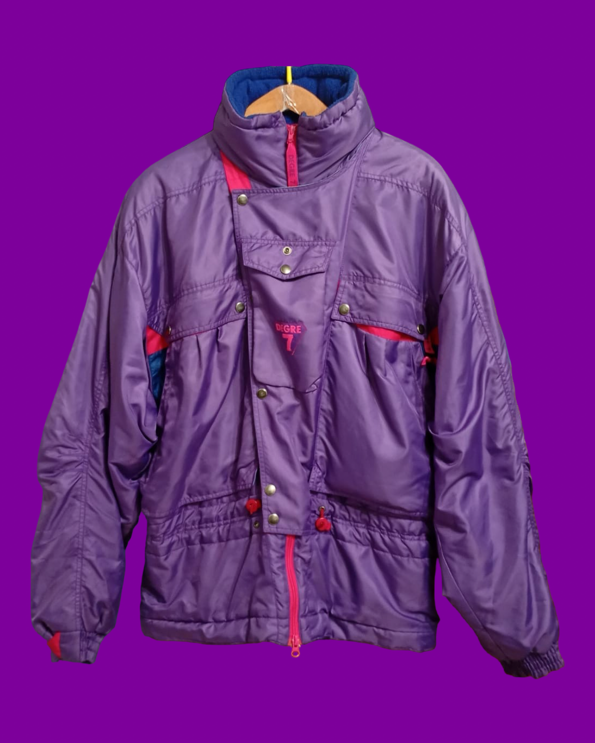 Vintage Multicolor Fantasy 90's Rare Snow Jacket Unisex Size XL