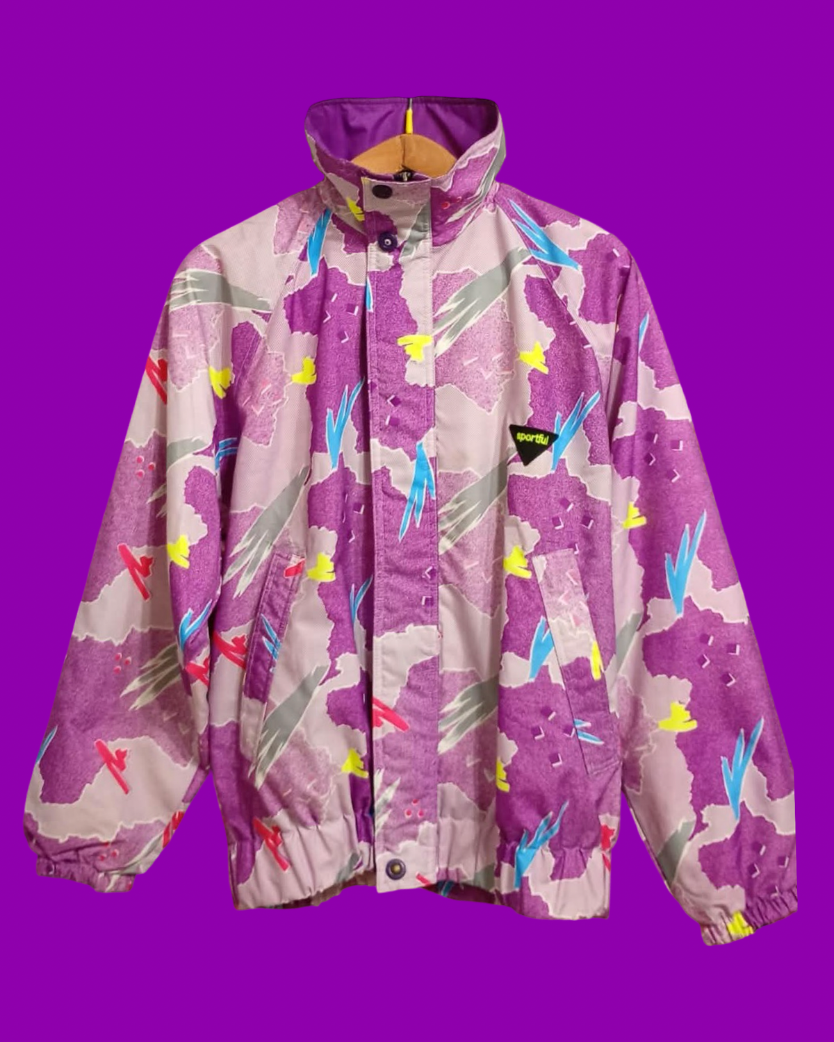 Vintage Multicolor Fantasy 90's Rare Jacket Unisex Size XL