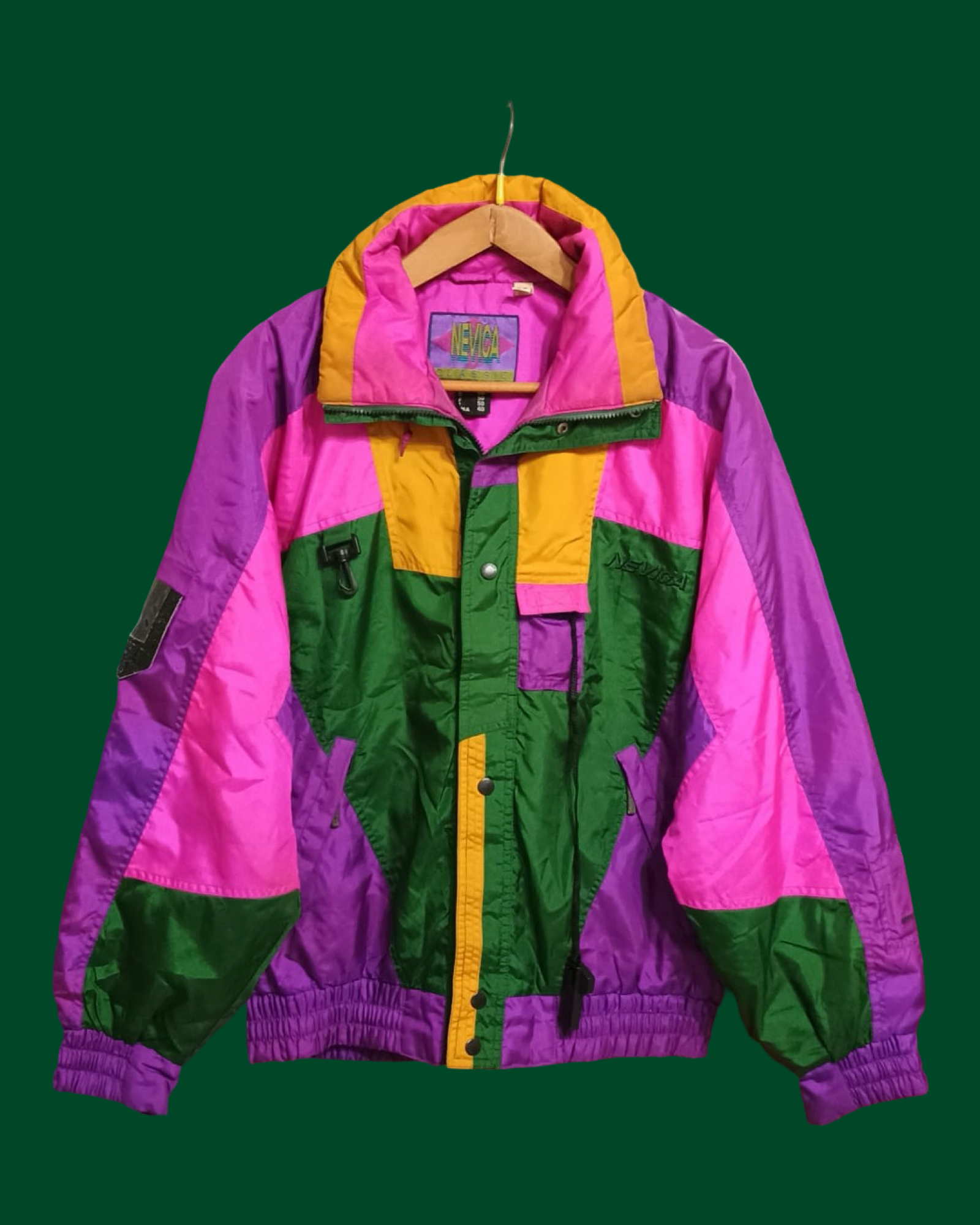 Vintage Multicolor Fantasy 90's Snow Jacket Unisex Size L