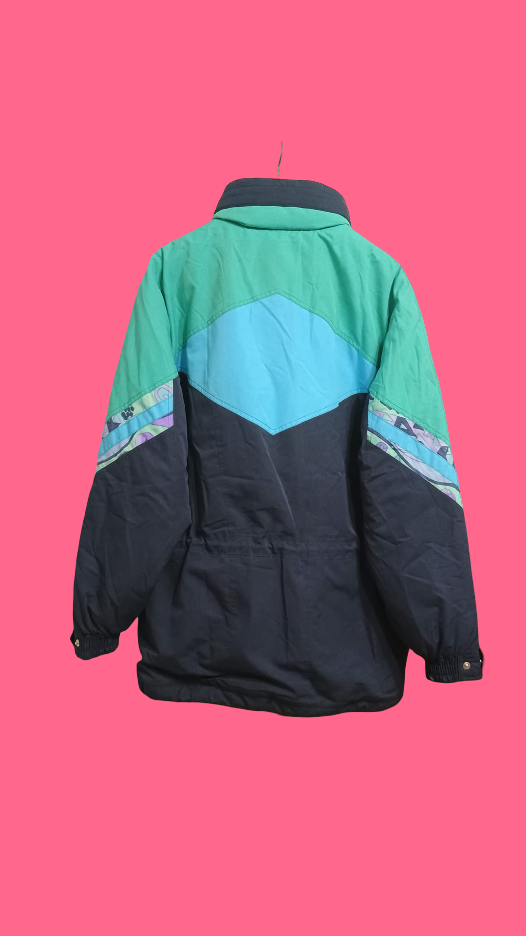 Vintage Multicolor Fantasy 90's Sergio Tacchini Snow Jacket Unisex Size L