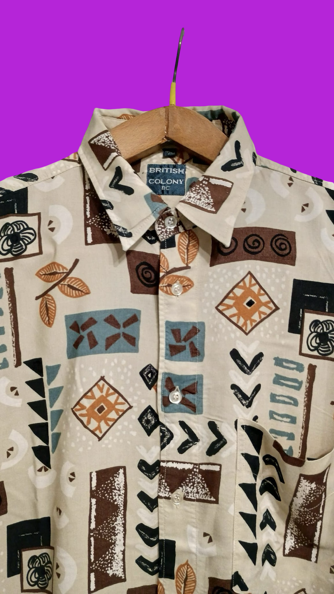 Vintage Multicolor Fantasy 90's Shirt Unisex Size M