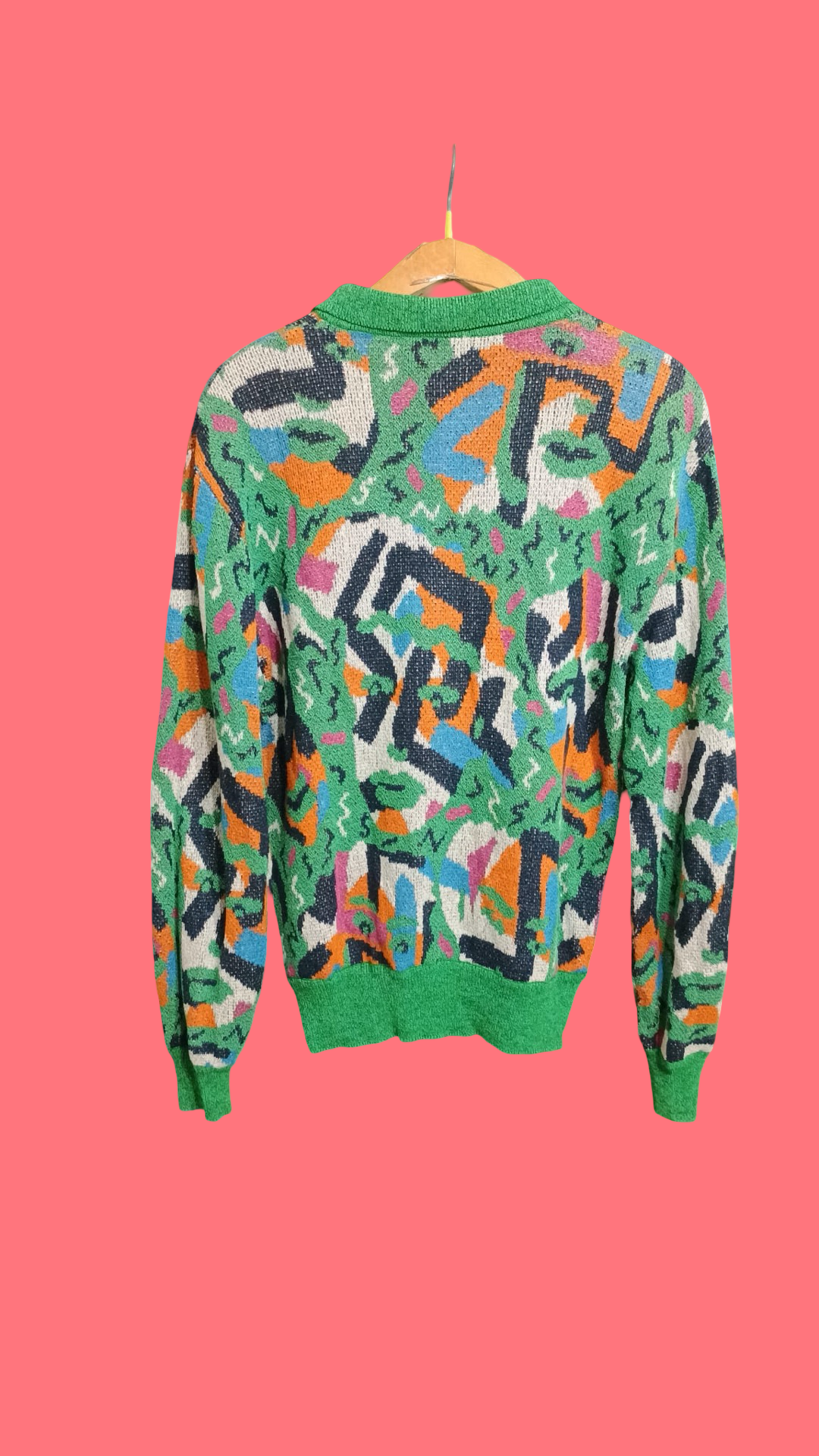 Vintage Multicolor Fantasy 90's Sweater Unisex Size L
