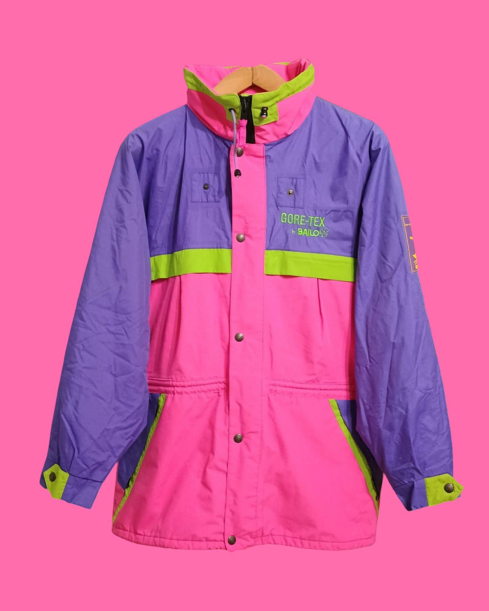 Vintage Multicolor Fantasy 90's Snow Jacket Unisex Size L