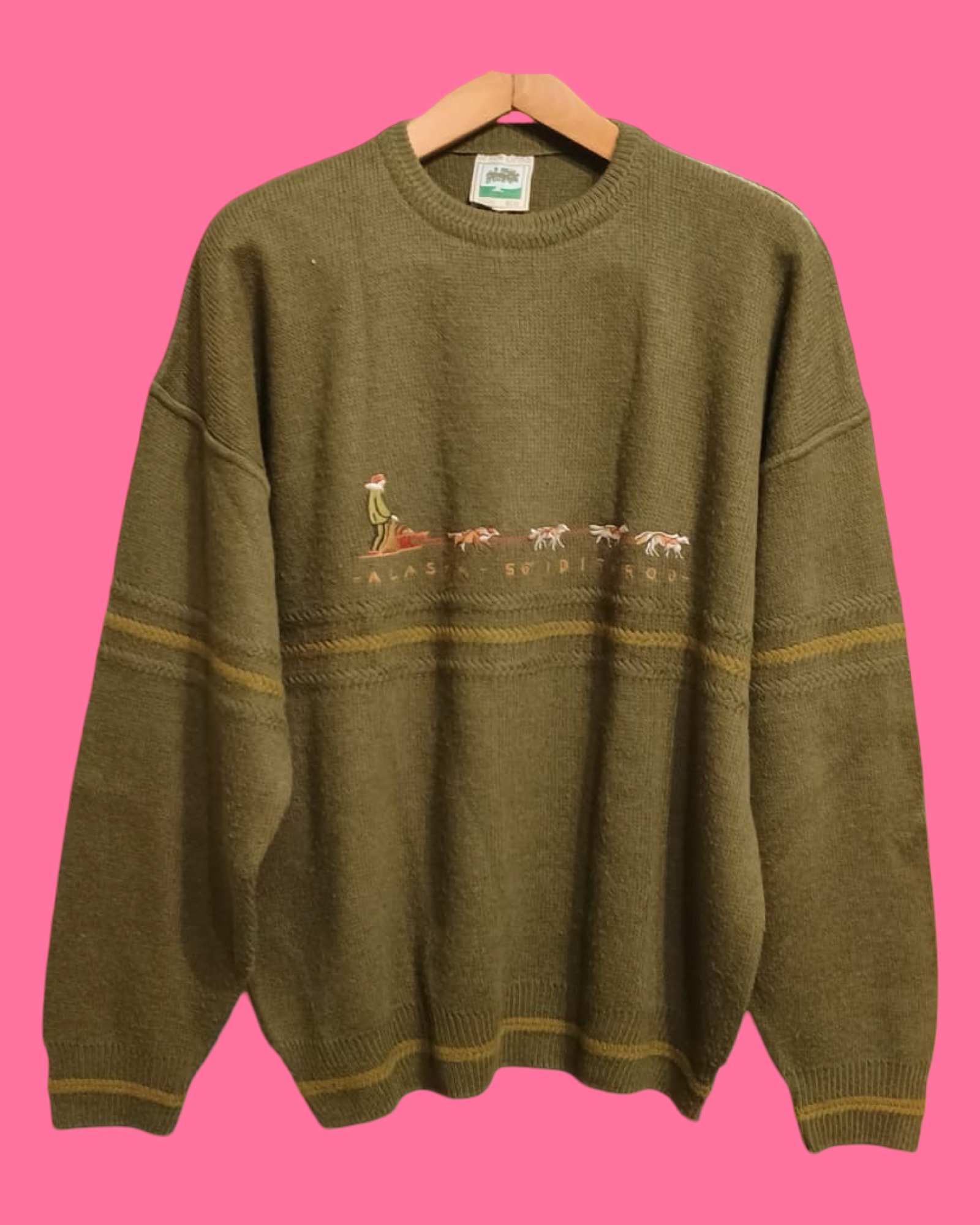 Vintage Multicolor Fantasy 90's Sweater Unisex Size L