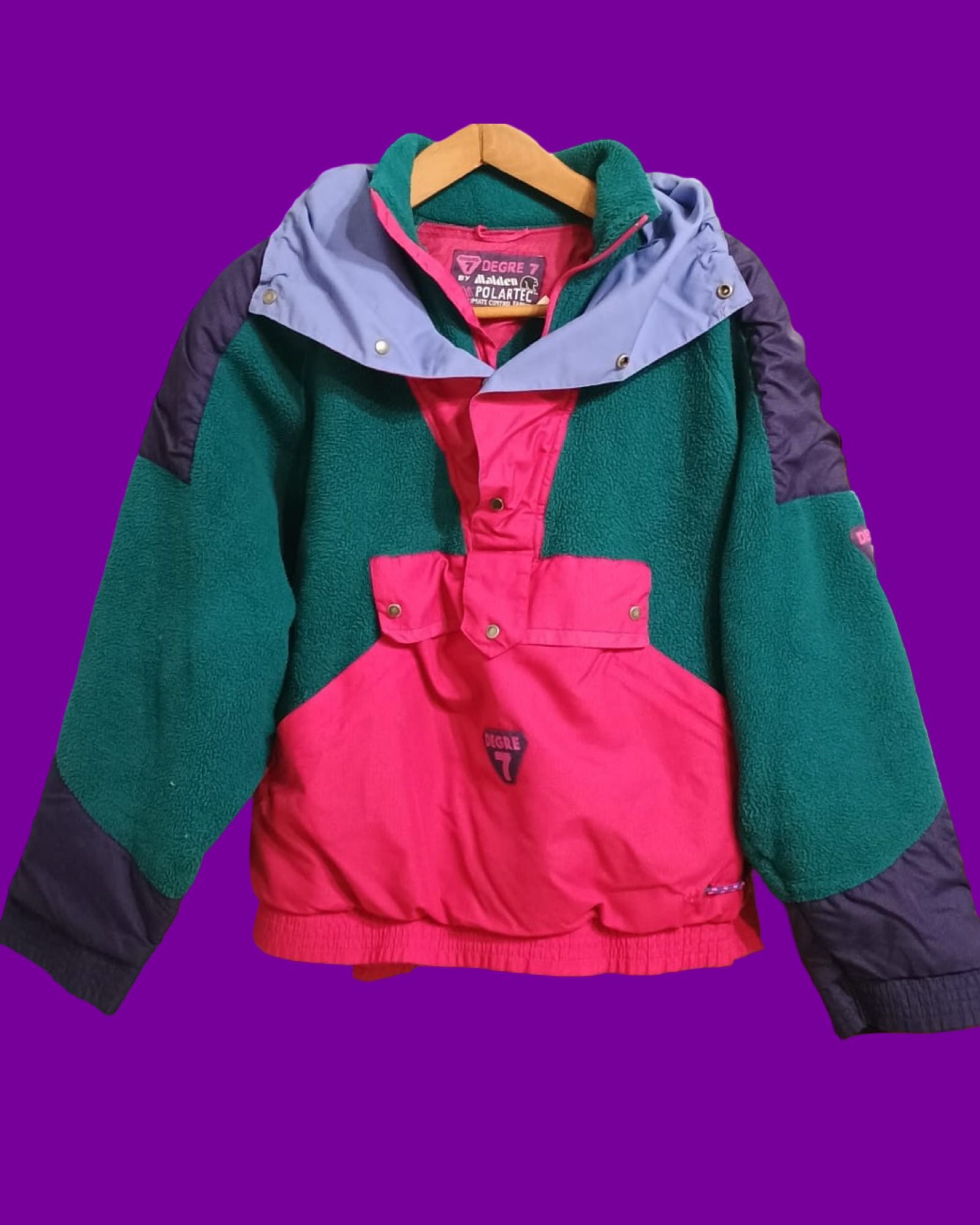 Vintage Multicolor Fantasy 90's Fleece Unisex Size L