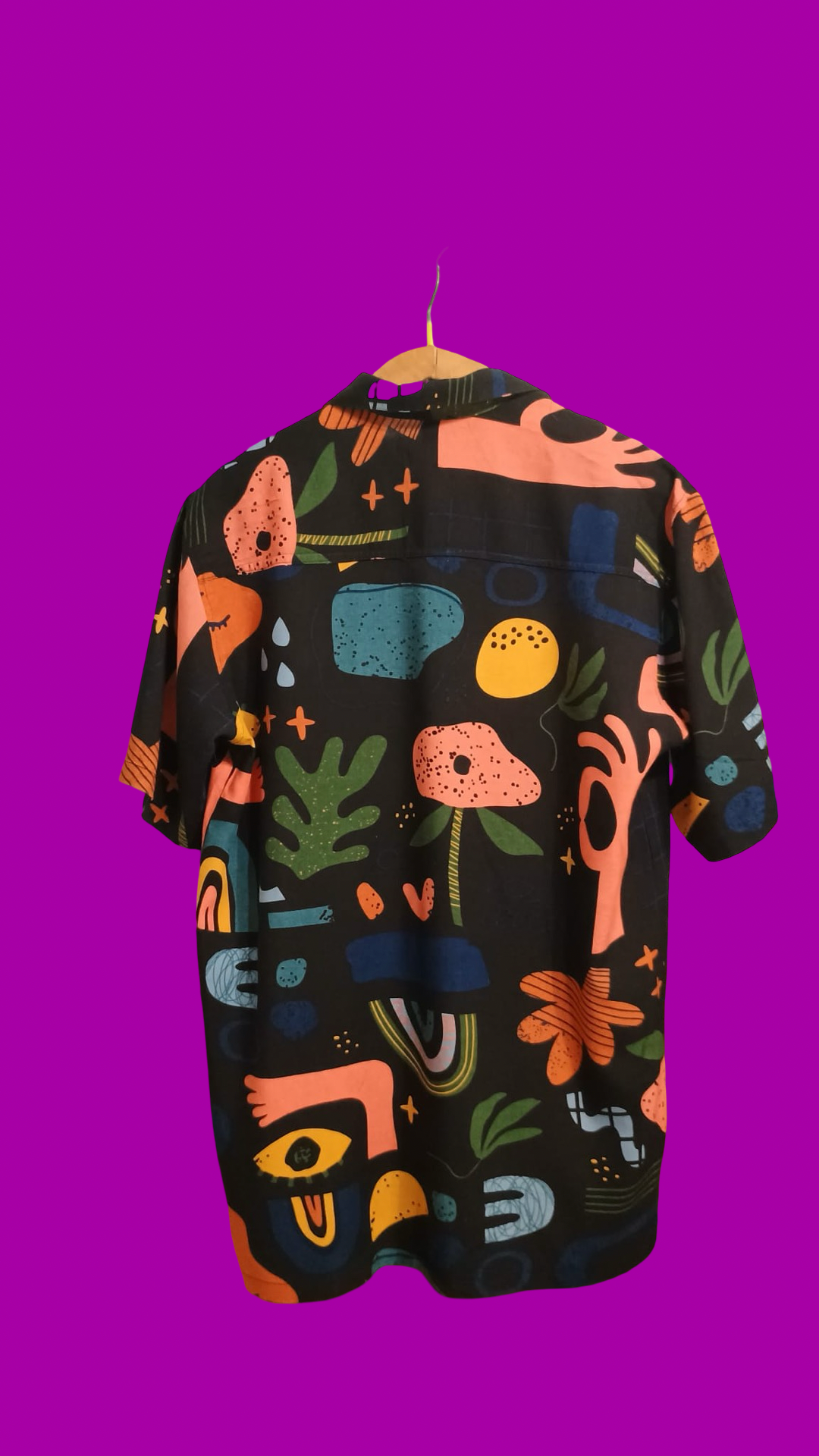 Vintage Style Multicolor Fantasy Shirt Unisex Size M