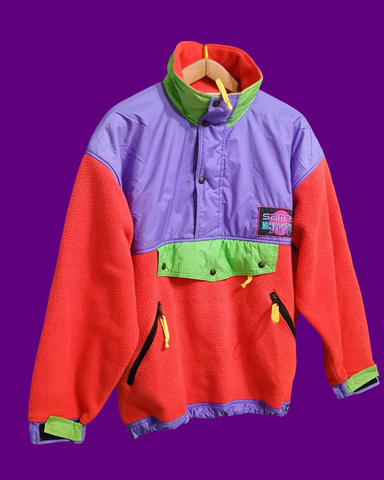 Vintage Multicolor Fantasy 90's Snow Jacket Unisex Size L