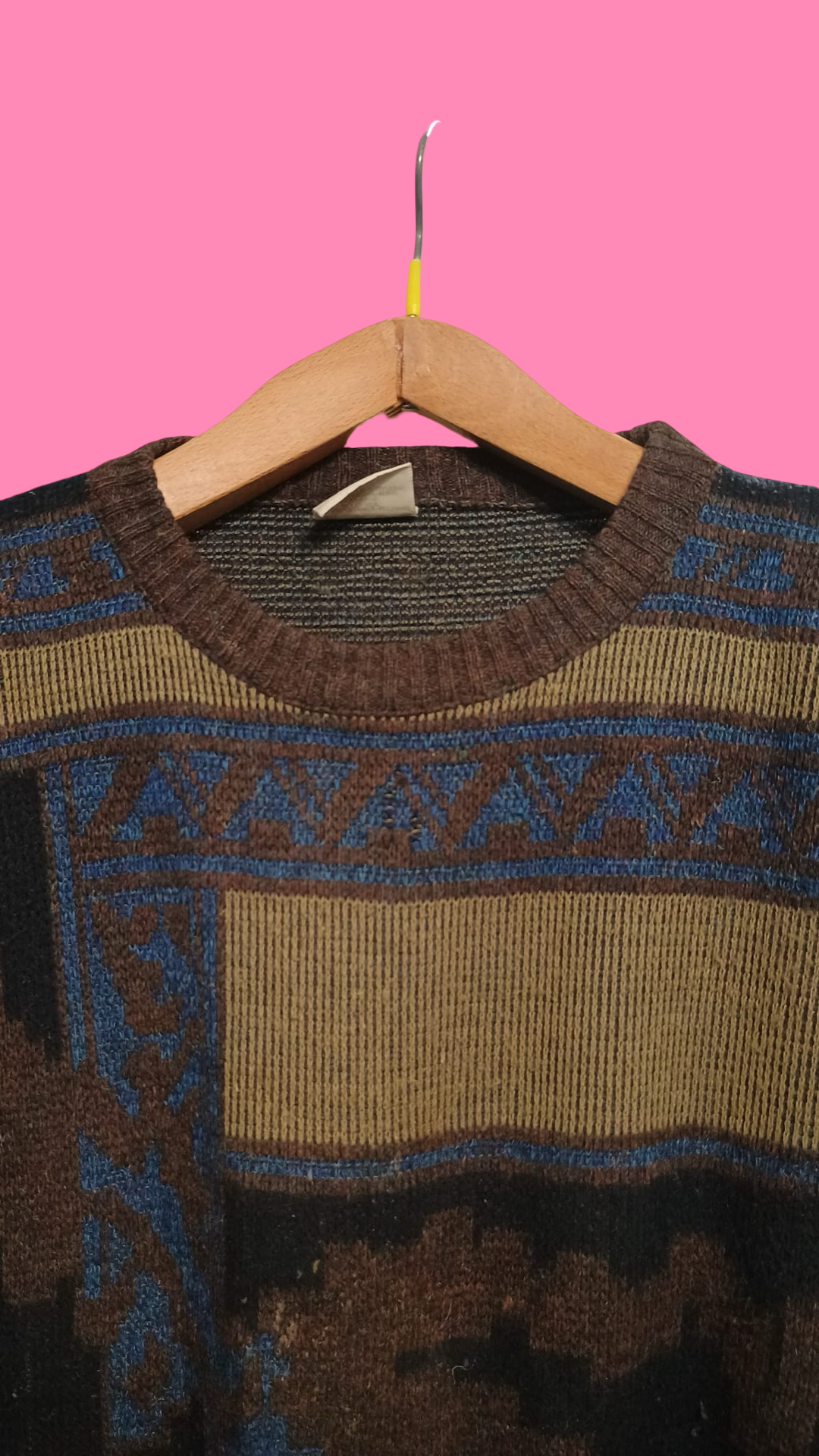 Vintage Multicolor Fantasy 90's Sweater Unisex Size M
