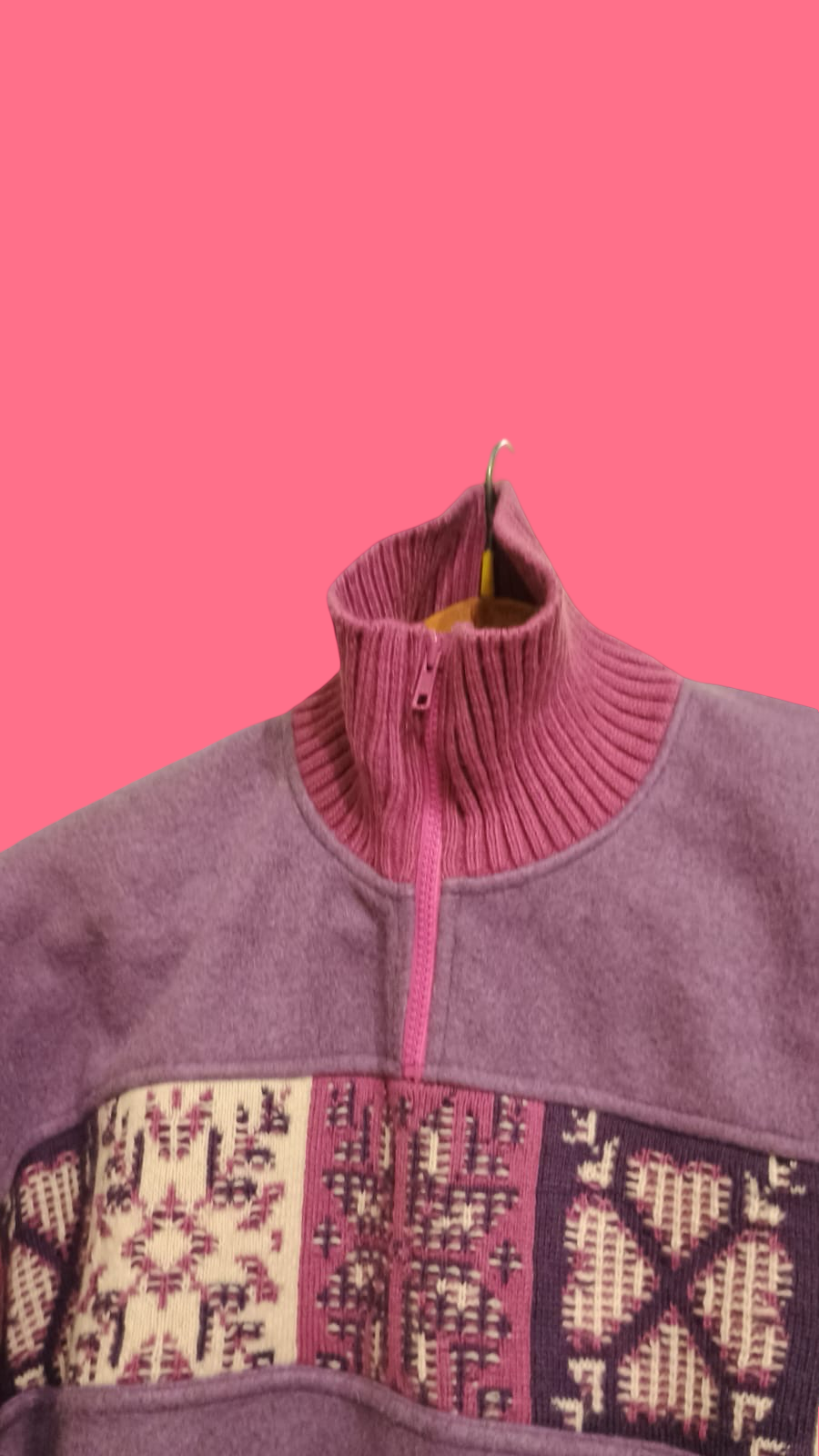Vintage Multicolor Fantasy 90's Sweatshirt Woman Size M