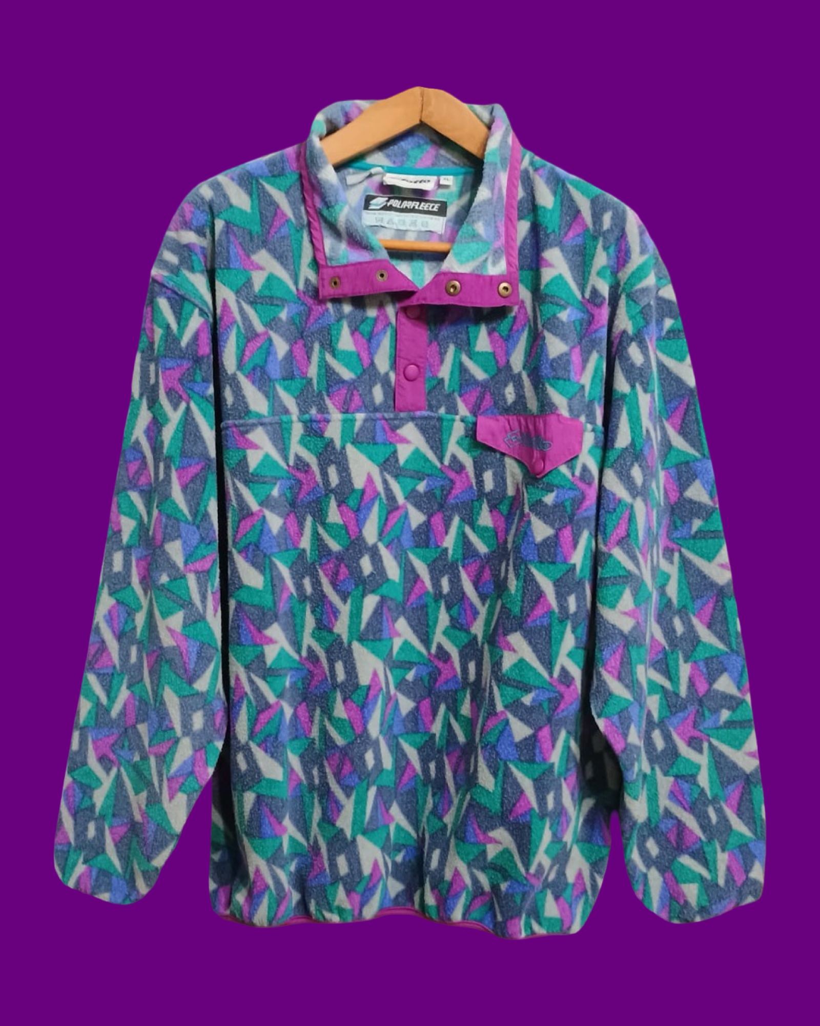 Vintage Multicolor Fantasy 90's Fleece Unisex Size XL