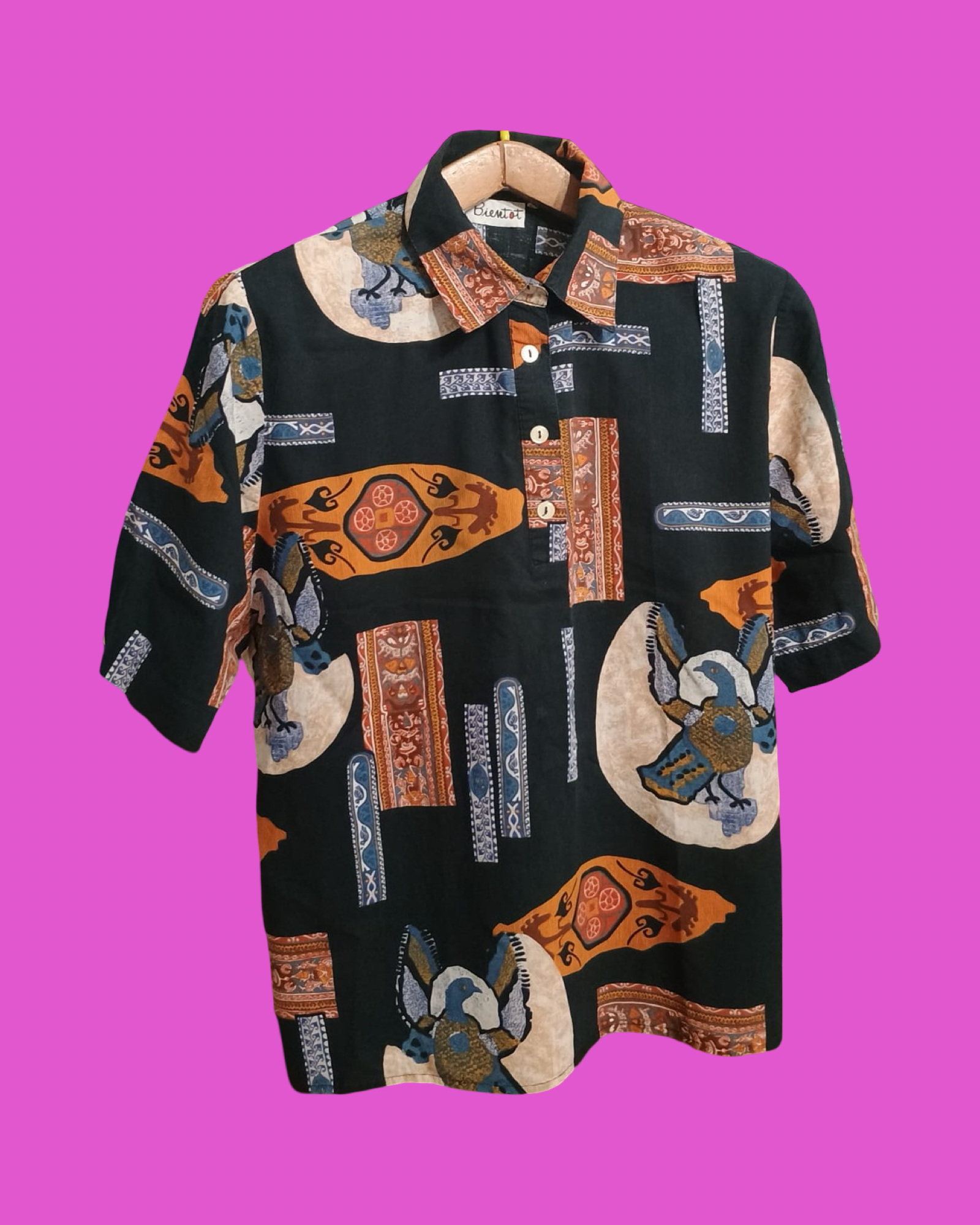Vintage Multicolor Fantasy 90's Shirt Unisex Size L