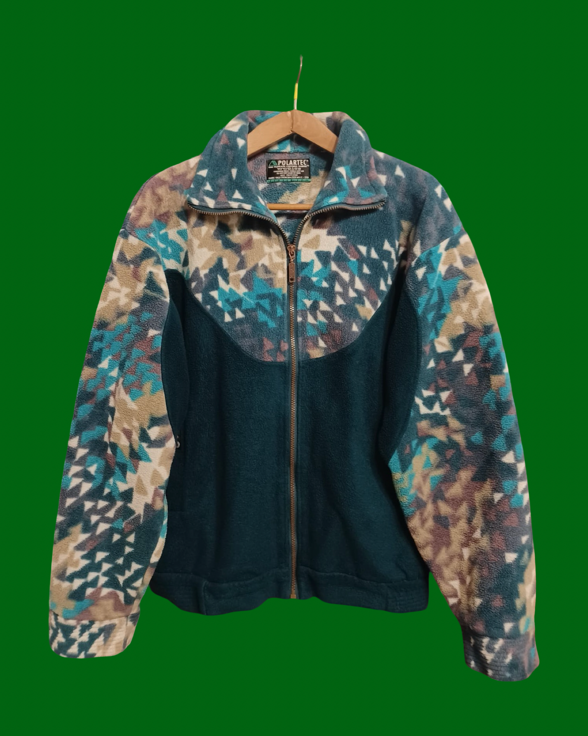 Vintage Multicolor Fantasy 90's Rare Fleece Unisex Size L