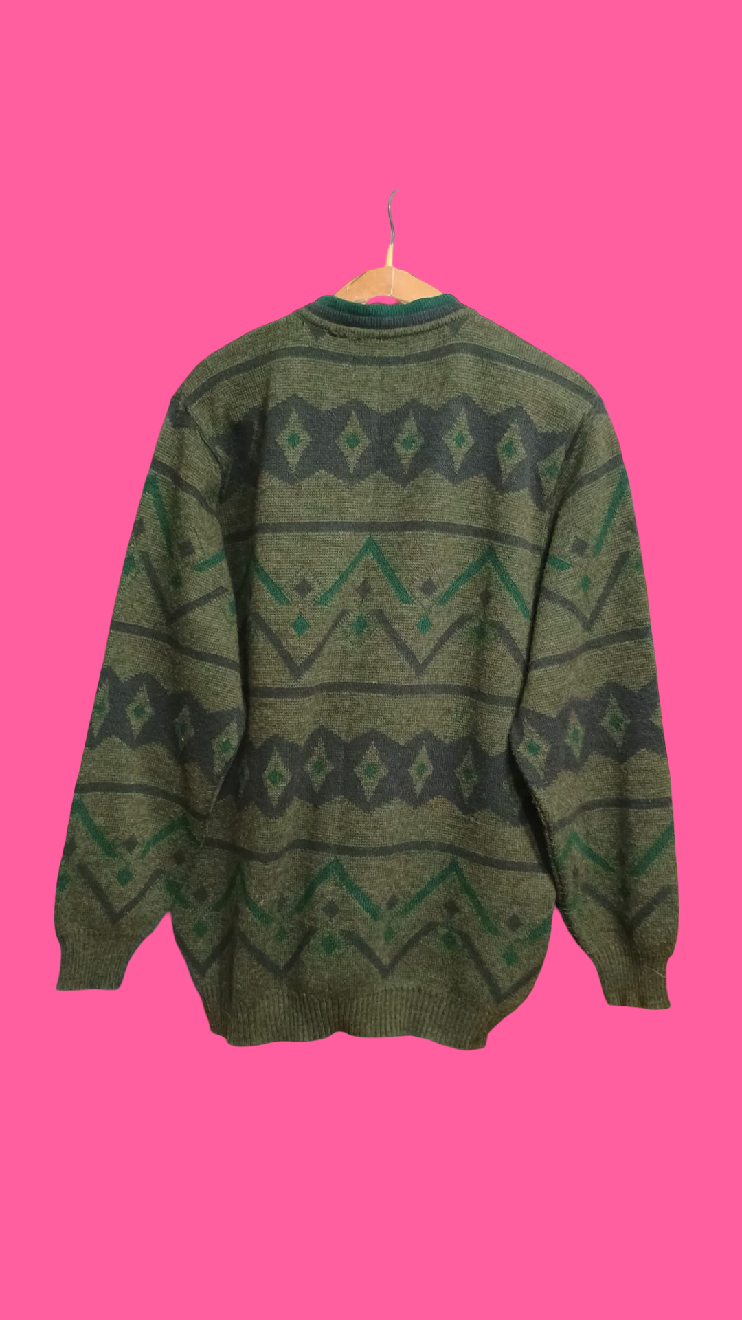 Vintage Multicolor Fantasy 90's Cardigan Unisex Size L