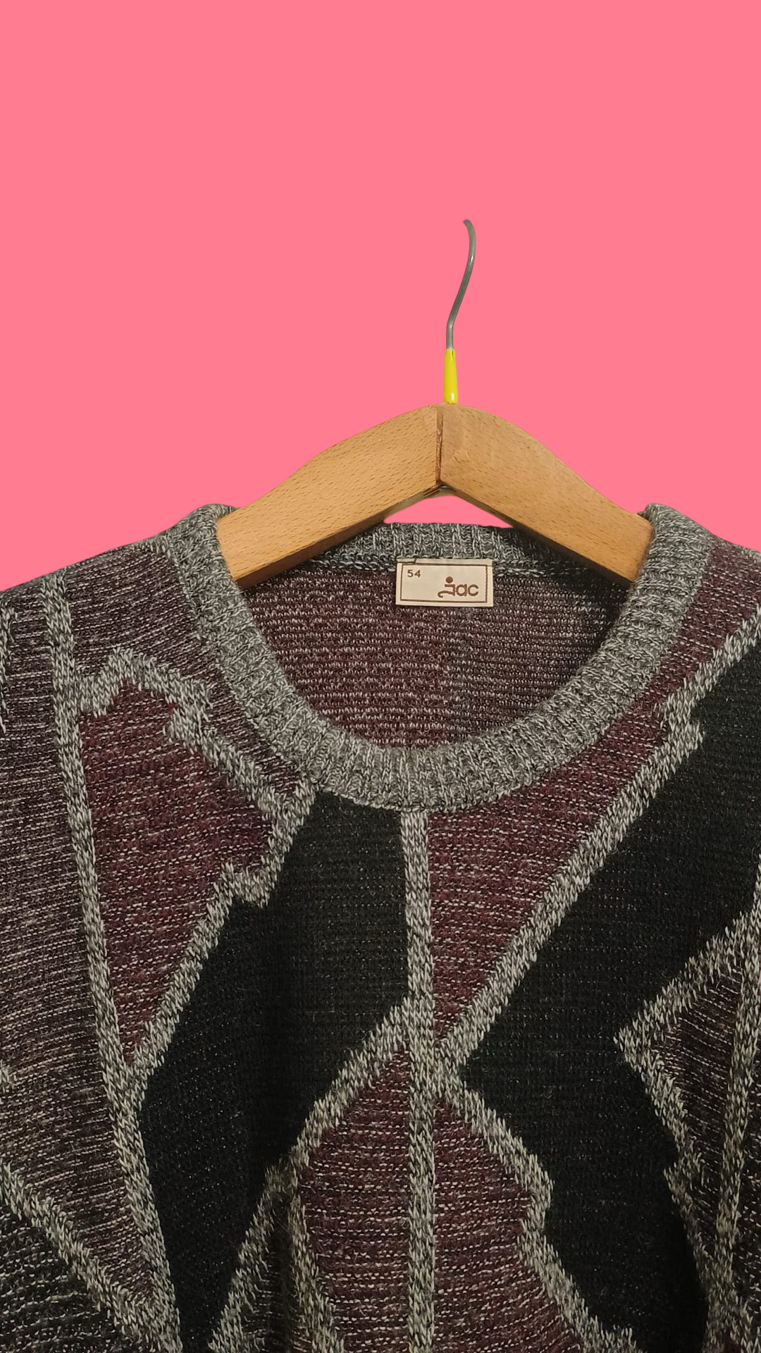 Vintage Multicolor Fantasy 90's Sweater Unisex Size M