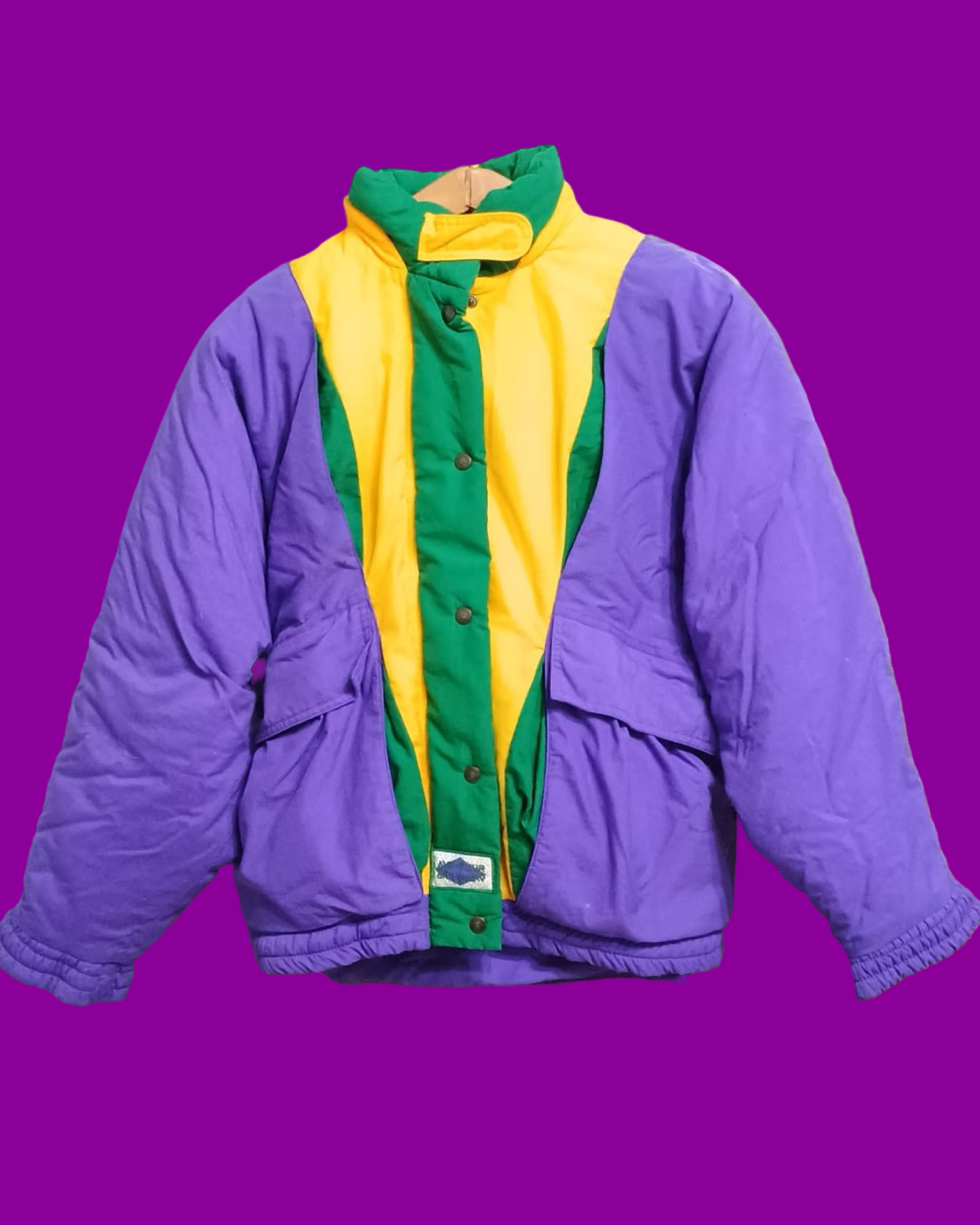 Vintage Multicolor Fantasy 90's Snow Jacket Unisex Size S