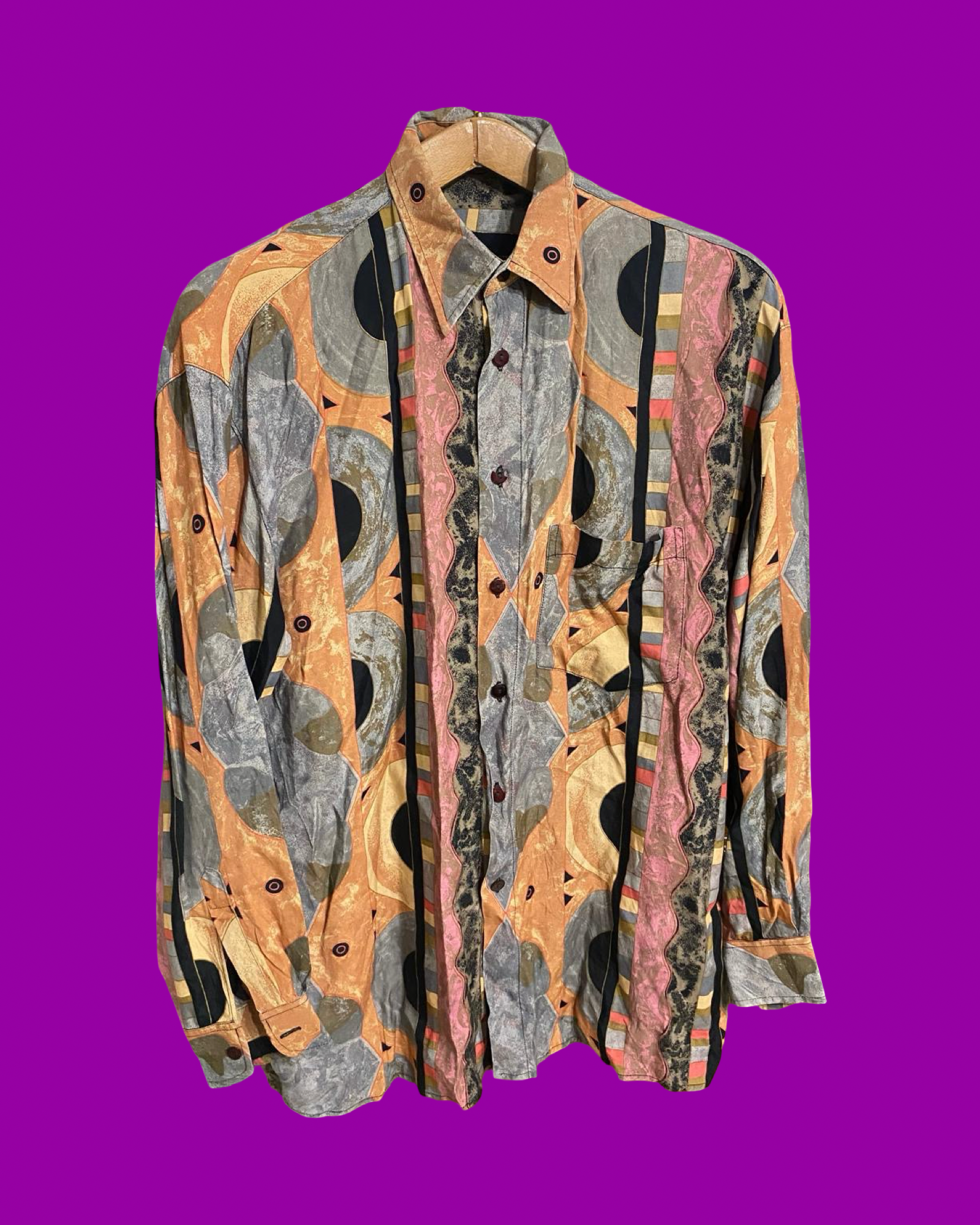 Vintage Multicolor Fantasy 90's Shirt Unisex Size L