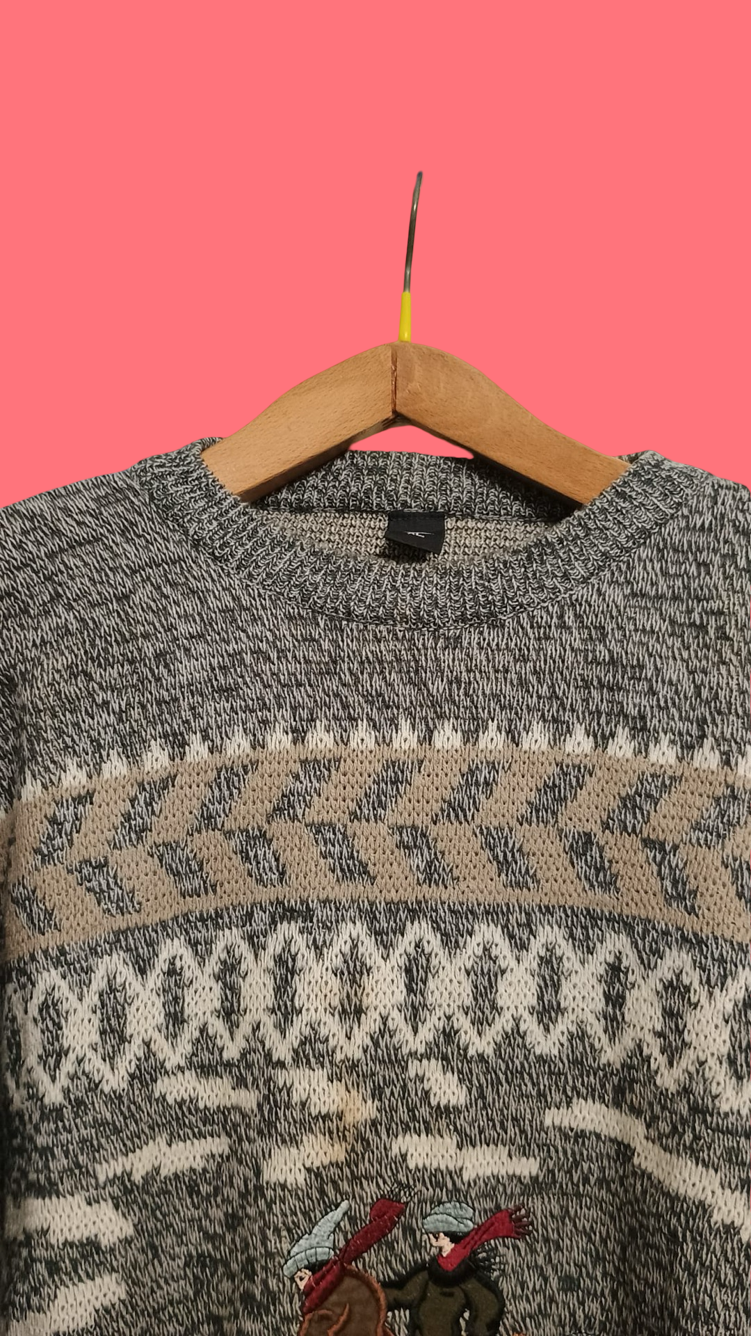 Vintage Multicolor Fantasy 90's Sweater Unisex Size XL