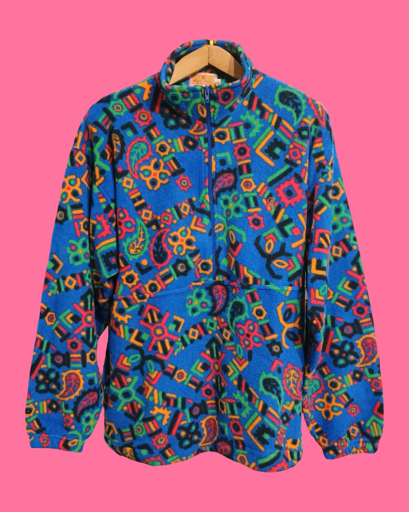 Vintage Multicolor Fantasy Conte of Florence 90's Sweatshirt Unisex Size L