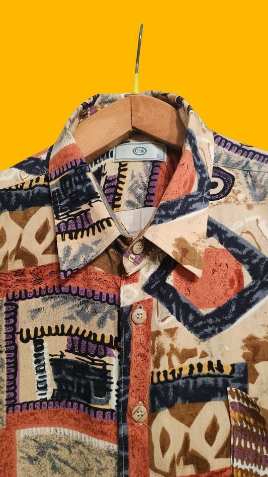 Vintage Multicolor Fantasy 90's Shirt Unisex Size XL
