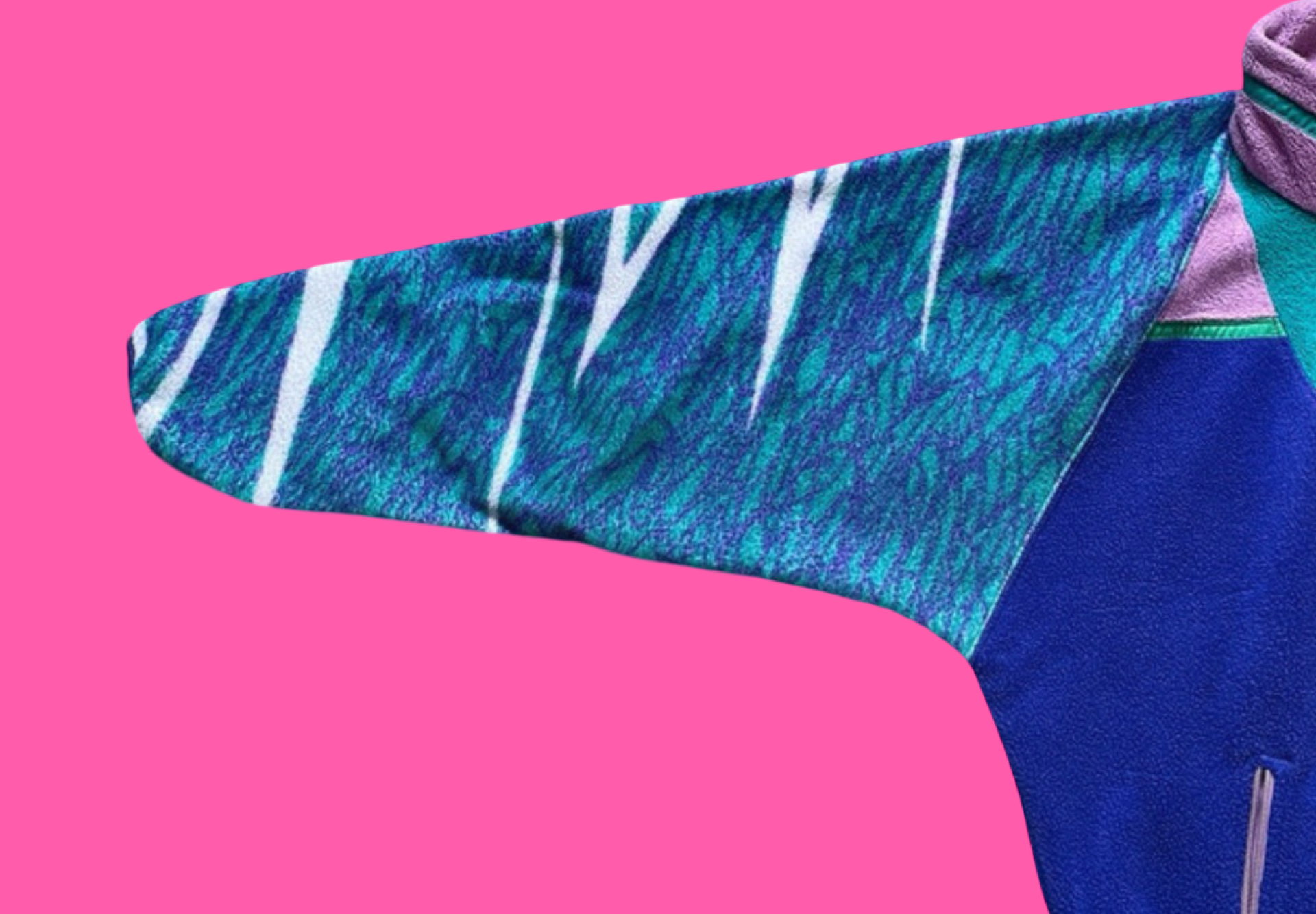 Vintage Multicolor Fantasy 90's Sergio Tacchini Fleece Unisex Size L