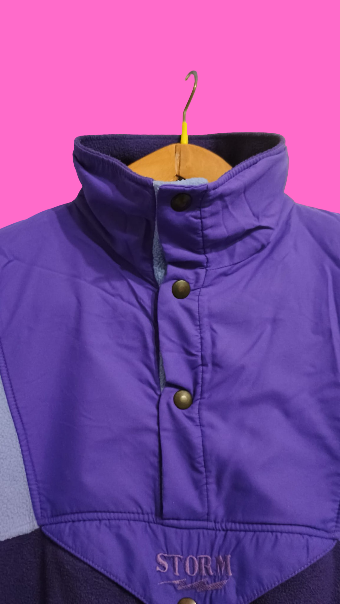 Vintage Multicolor Fantasy 90's Fleece Unisex Size M