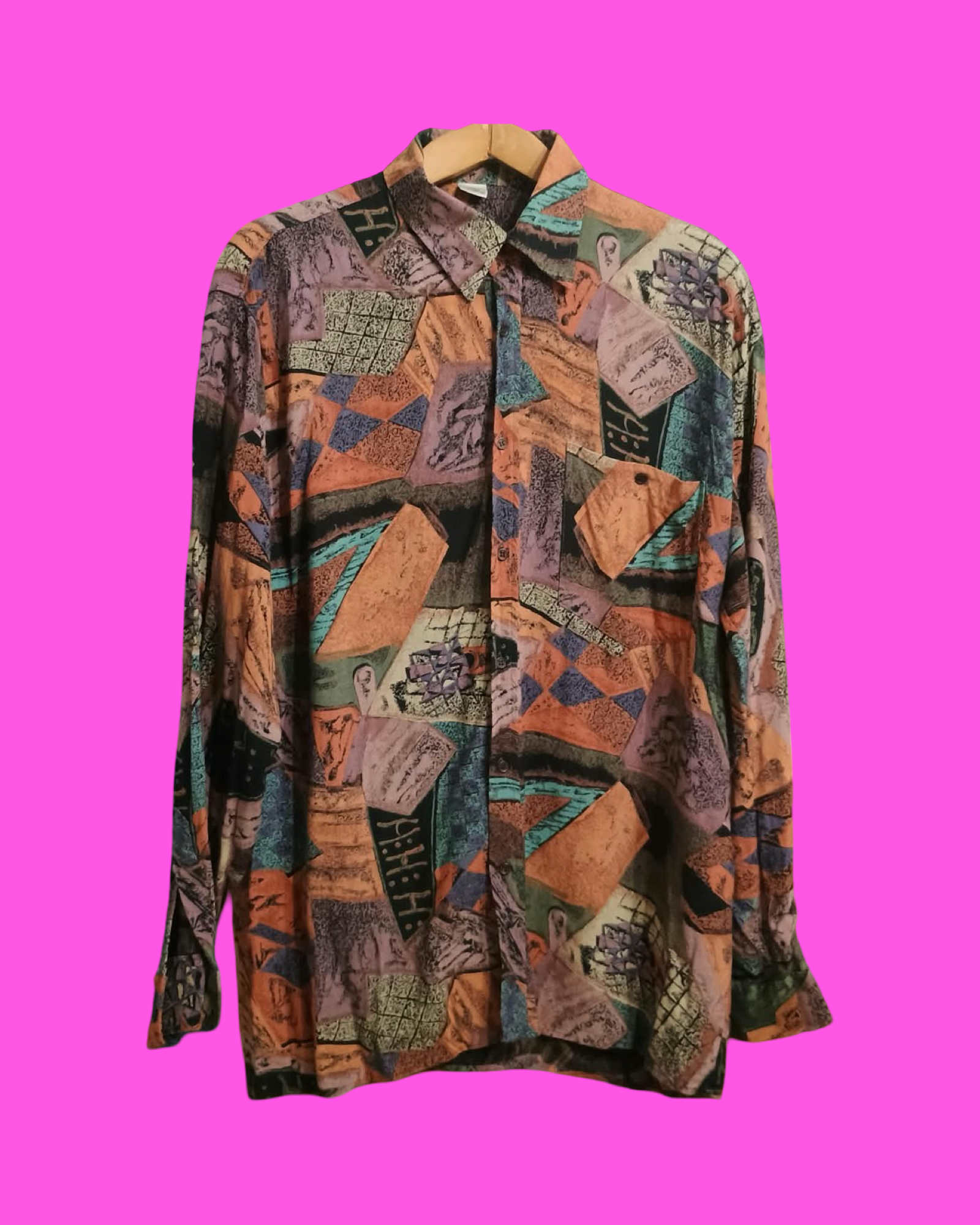Vintage Multicolor Fantasy 90's Shirt Unisex Size XL
