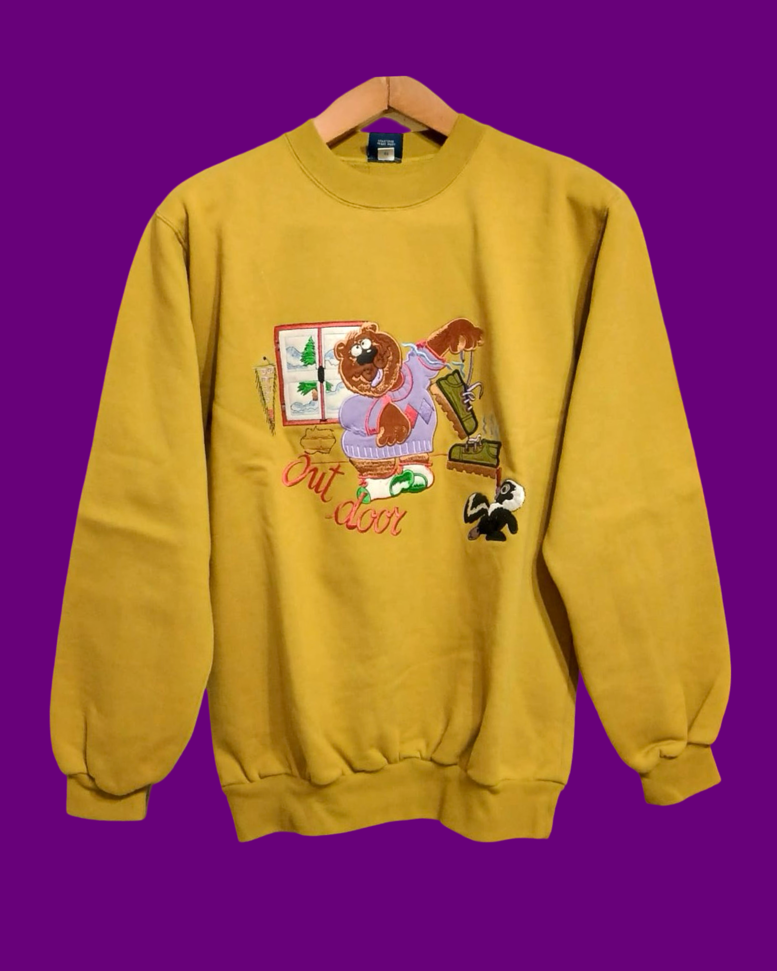 Vintage Multicolor Fantasy 90's Sweatshirt Unisex Size M