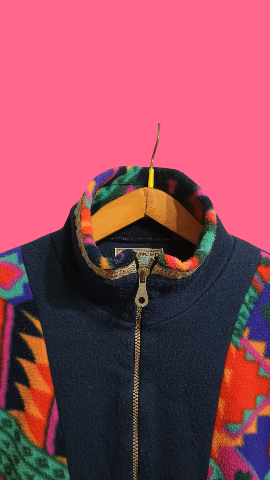 Vintage Multicolor Fantasy 90's Fleece Unisex Size M