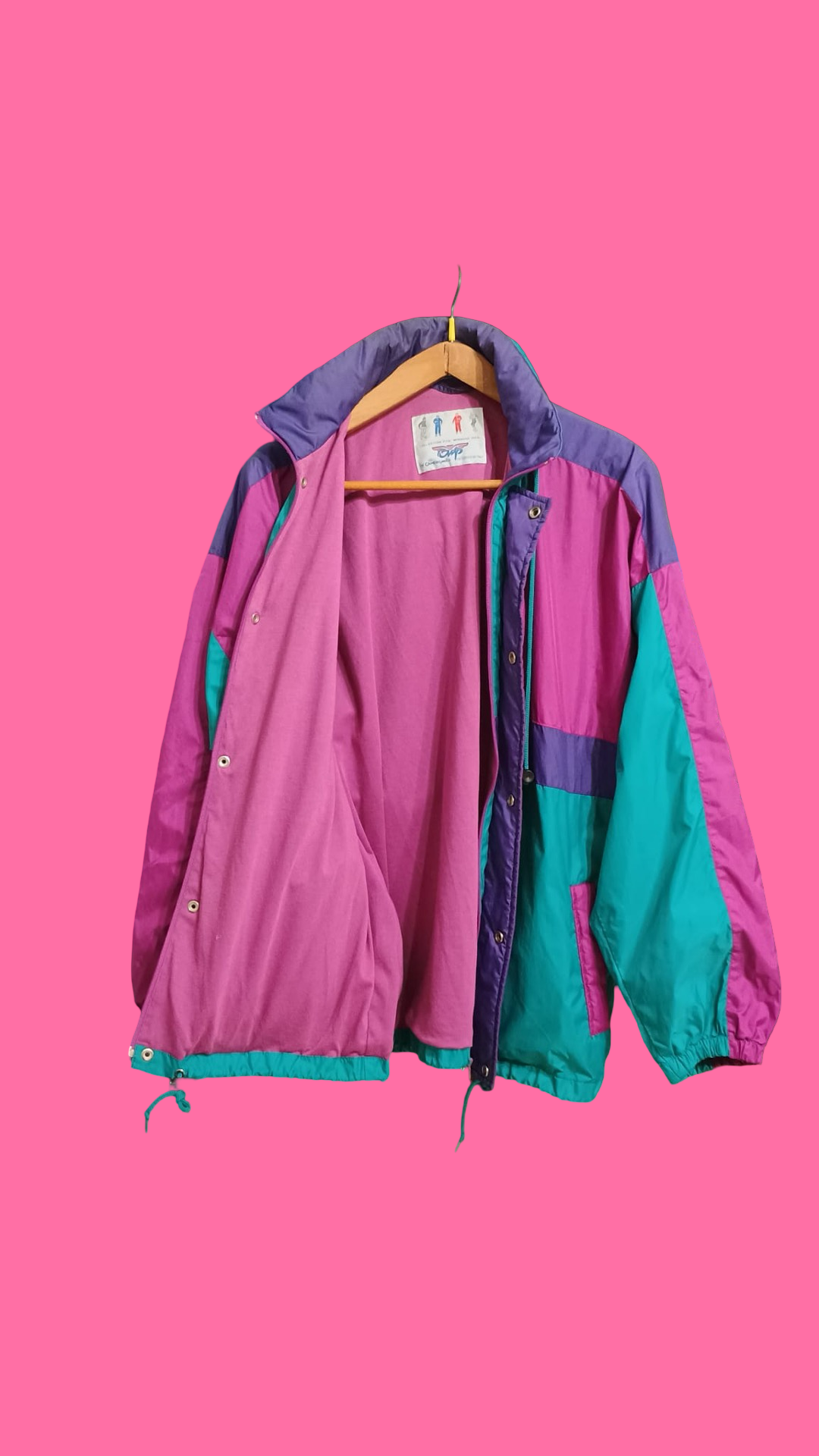 Vintage Multicolor Fantasy 90's Winter Jacket Unisex Size XL