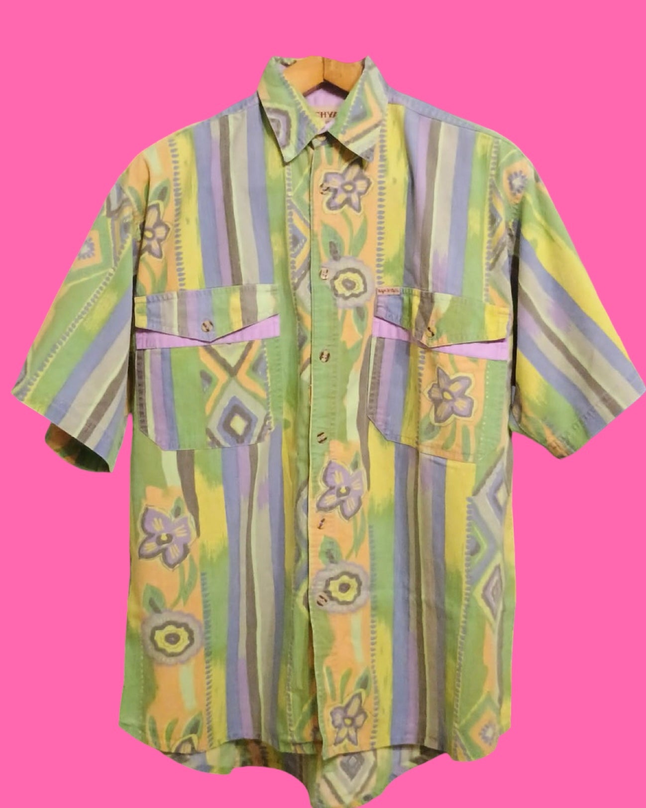 Vintage Multicolor Fantasy 90's Shirt Unisex Size L