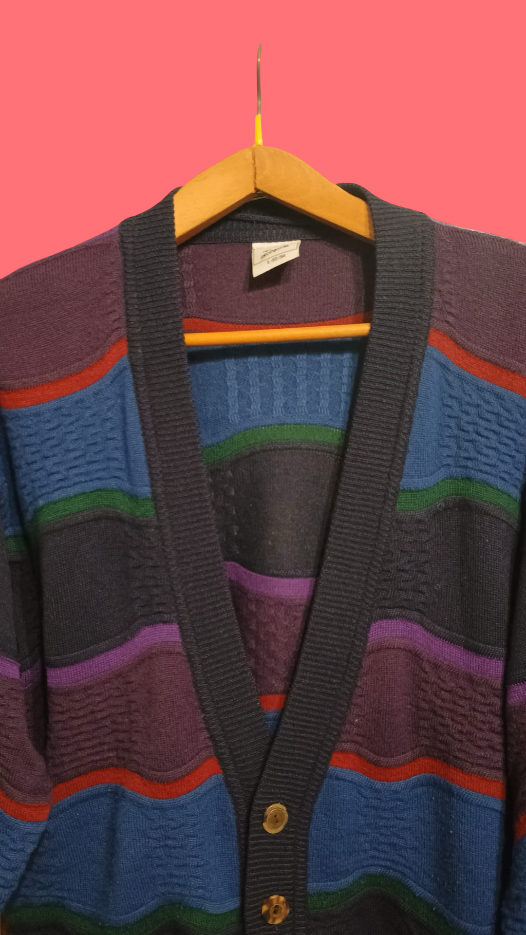 Vintage Multicolor Fantasy 90's Sweater Unisex Size XL