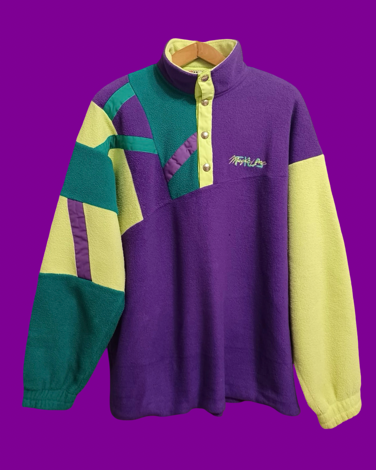 Vintage Multicolor Fantasy 90's Fila Fleece Unisex Size XL