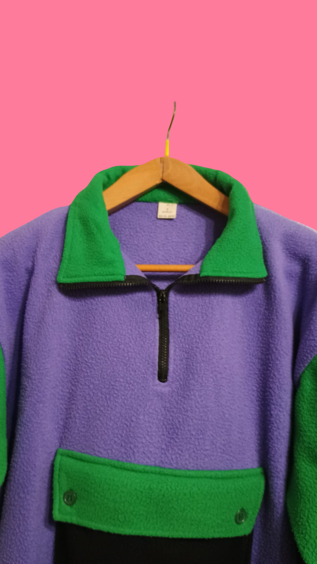 Vintage Multicolor Fantasy 90's Fleece Unisex Size M