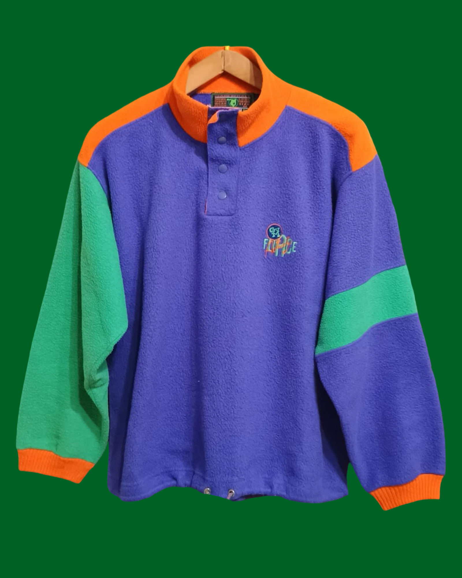 Vintage Multicolor Fantasy 90's Fleece Unisex Size M