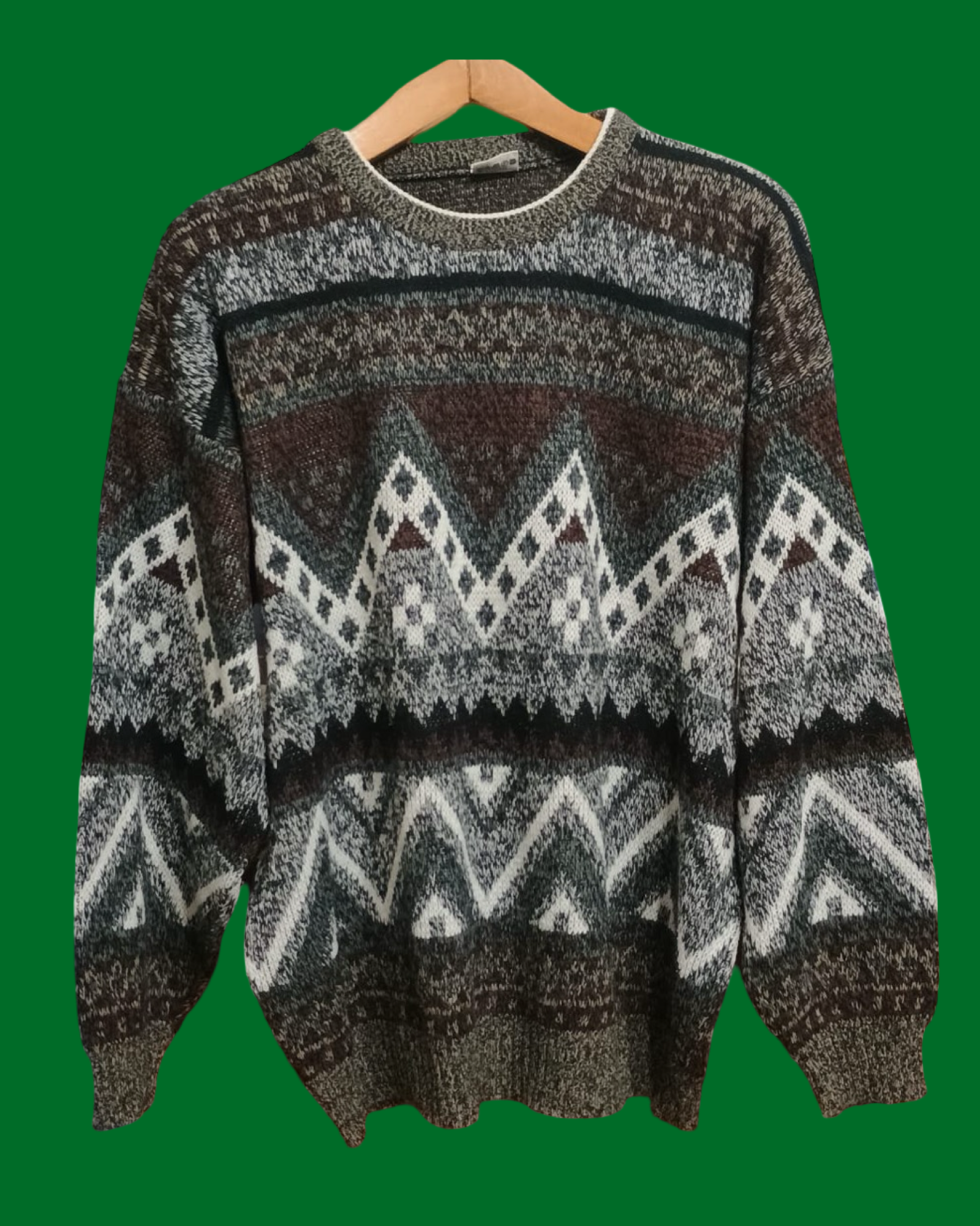 Vintage Multicolor Fantasy 90's Sweater Unisex Size L