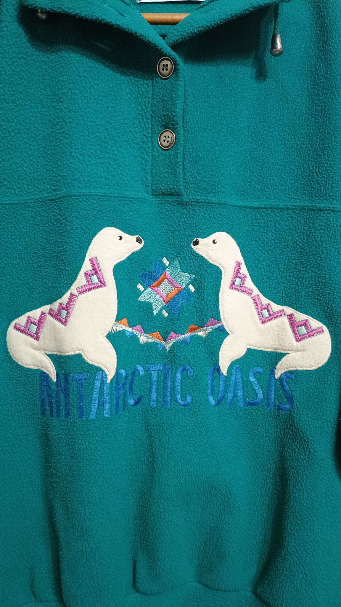 Vintage Multicolor Fantasy 90's Fleece Unisex Size L