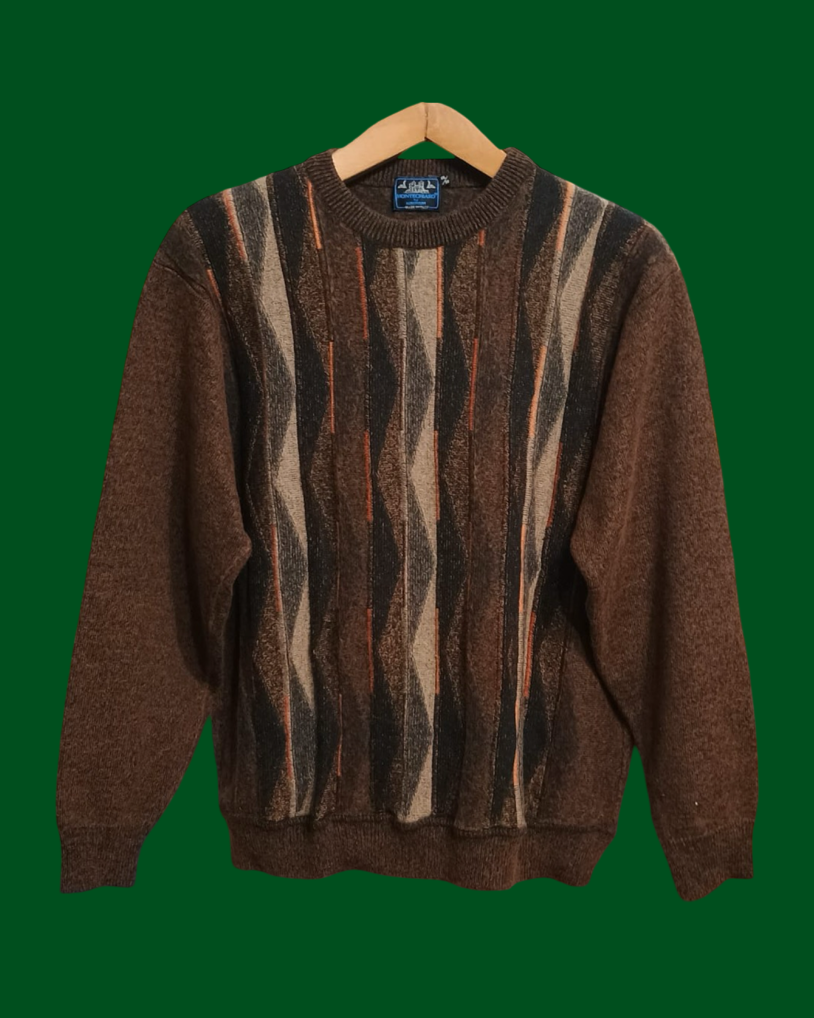 Vintage Multicolor Fantasy 90's Sweater Unisex Size L