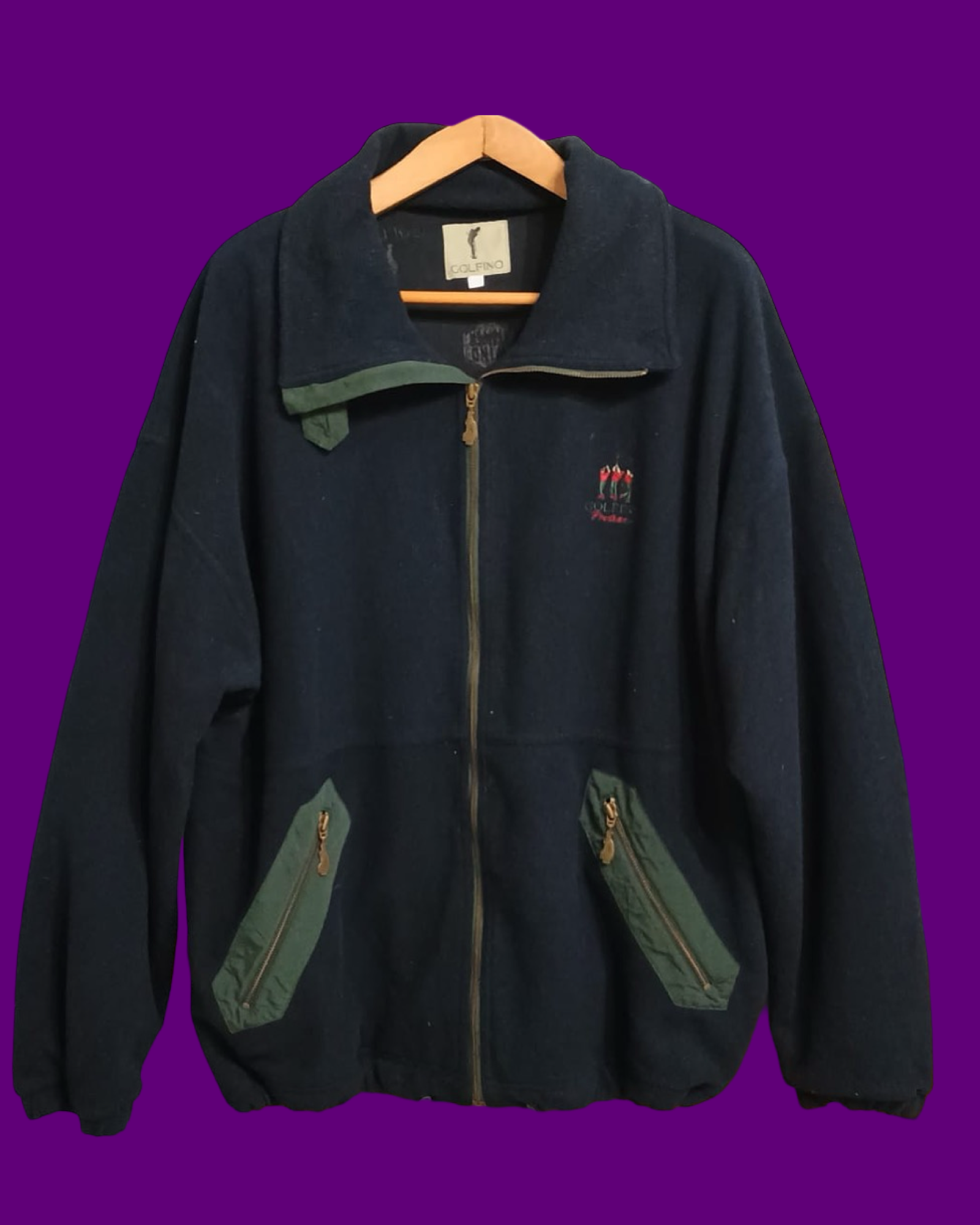 Vintage Multicolor Fantasy 90's Fleece Unisex Size L
