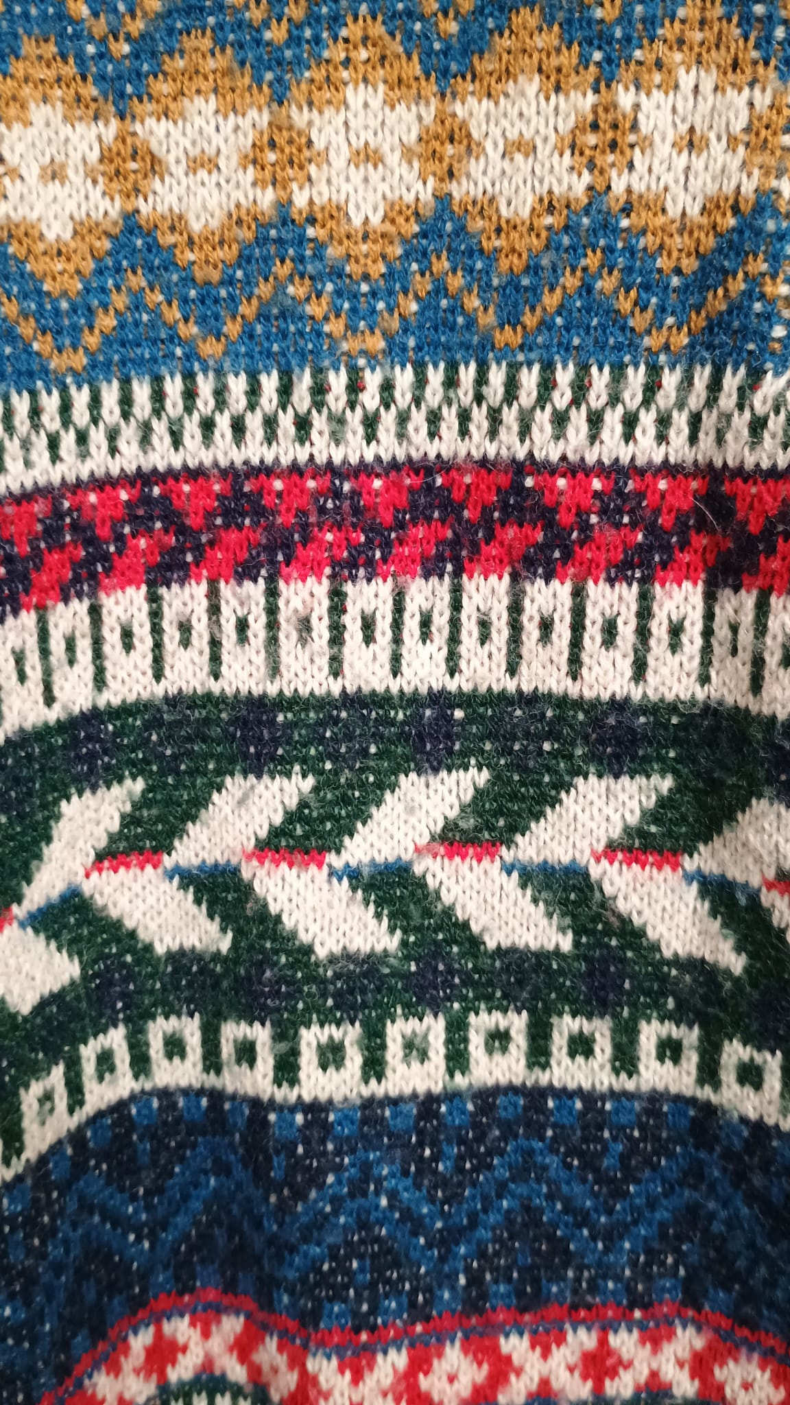 Vintage Multicolor Fantasy 90's Sweater Unisex Size L