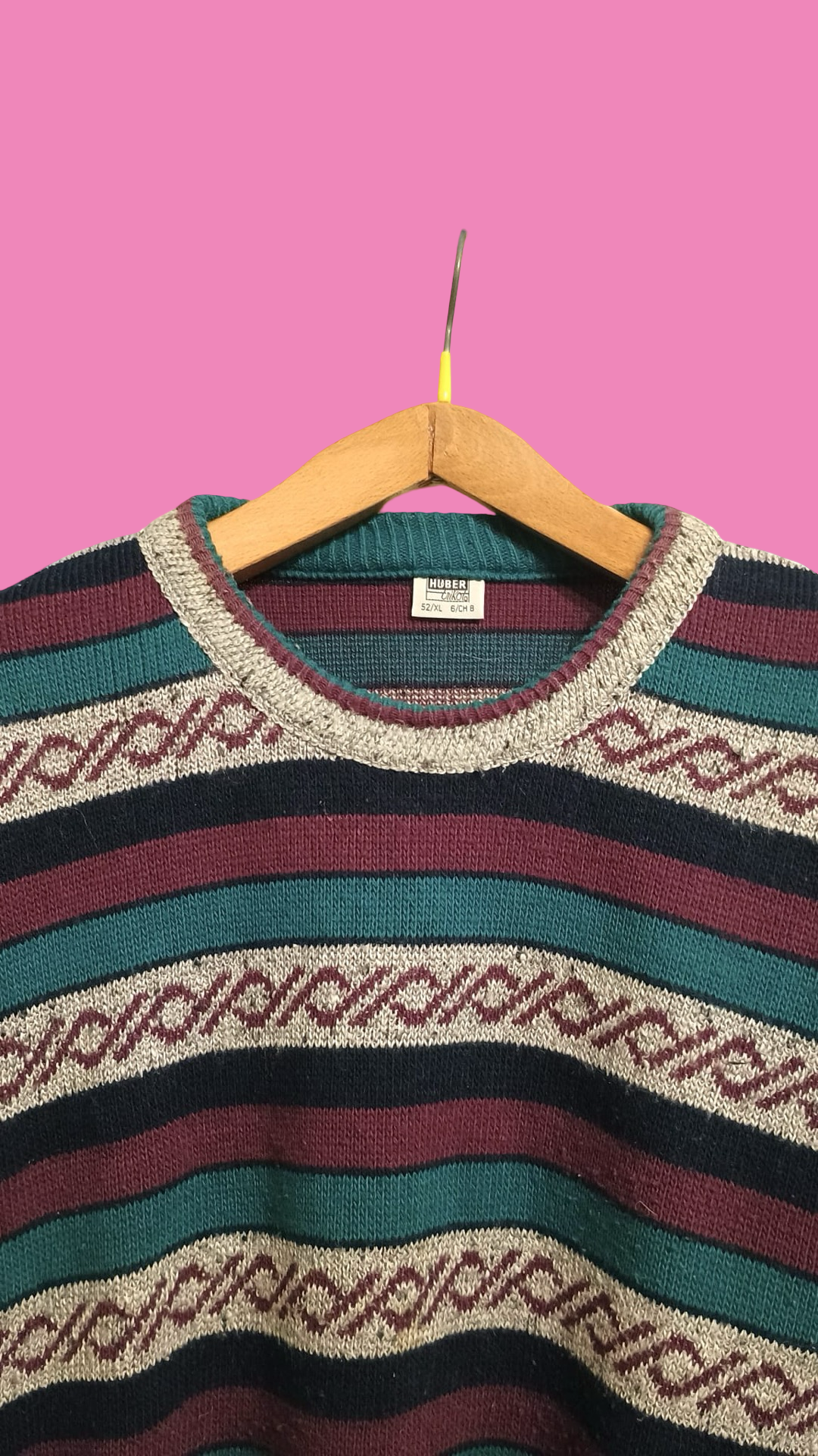 Vintage Multicolor Fantasy 90's Sweater Unisex Size L