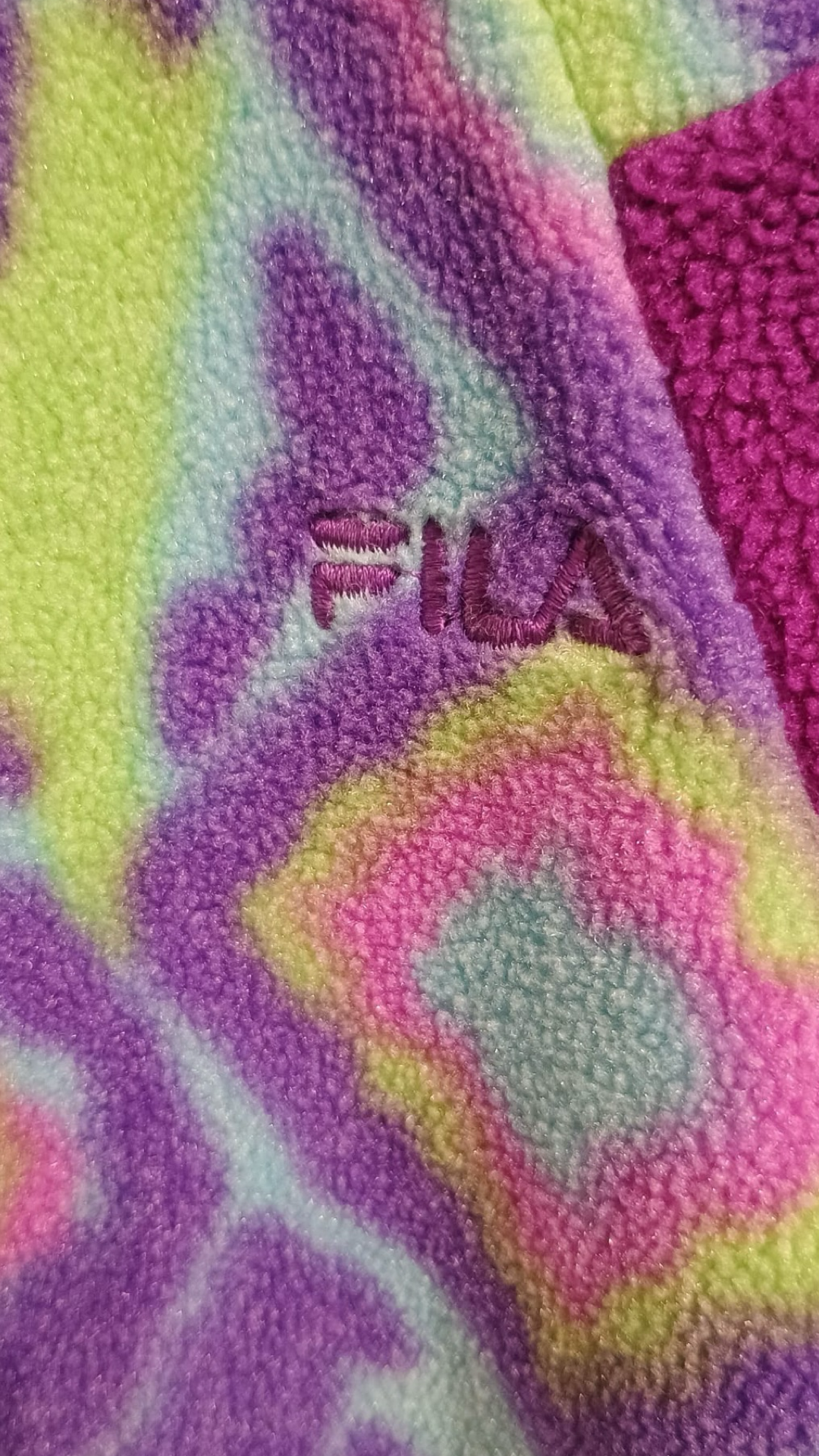 Sweatshirt Fila Vintage Multicolor A Fantasia Anni 90 Woman Size M