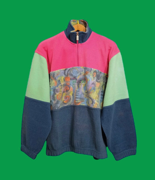 Pile Vintage Multicolor A Fantasia Anni 90 Unisex Size L