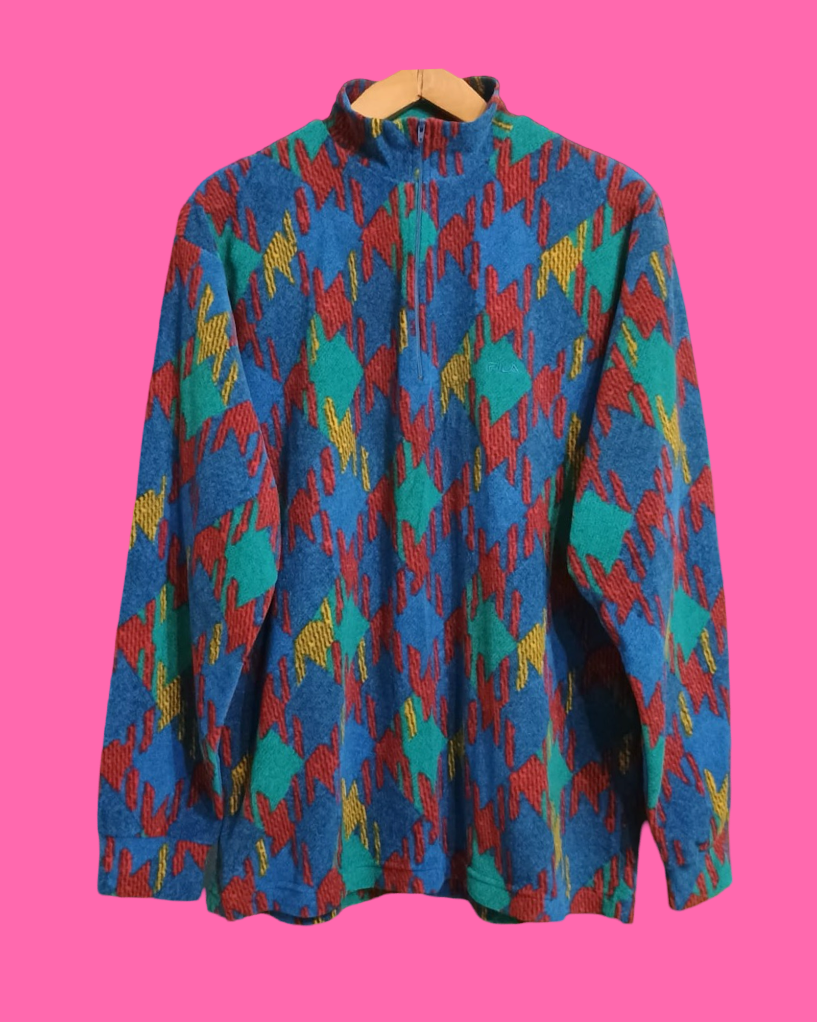 Vintage Multicolor Fantasy 90's Fila Fleece Unisex Size L