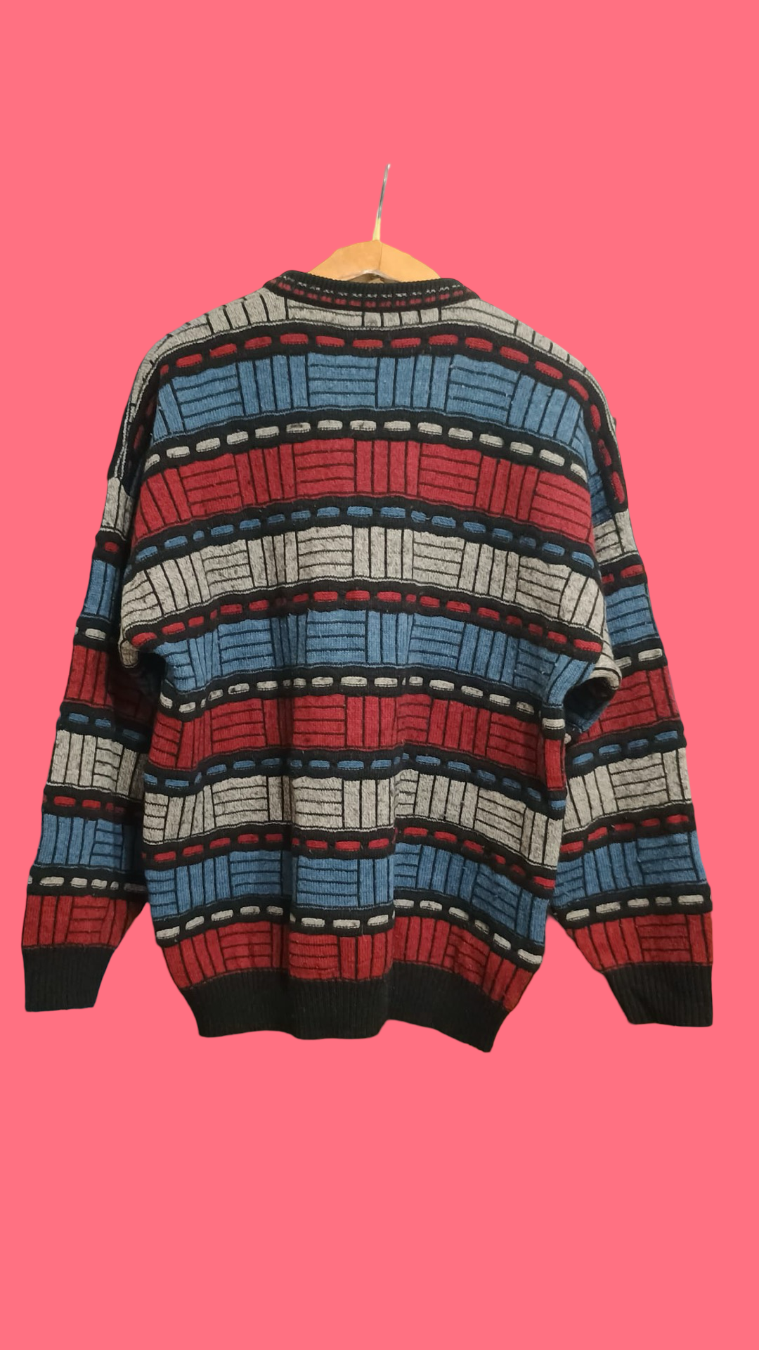 Vintage Multicolor Fantasy 90's Sweater Unisex Size XL