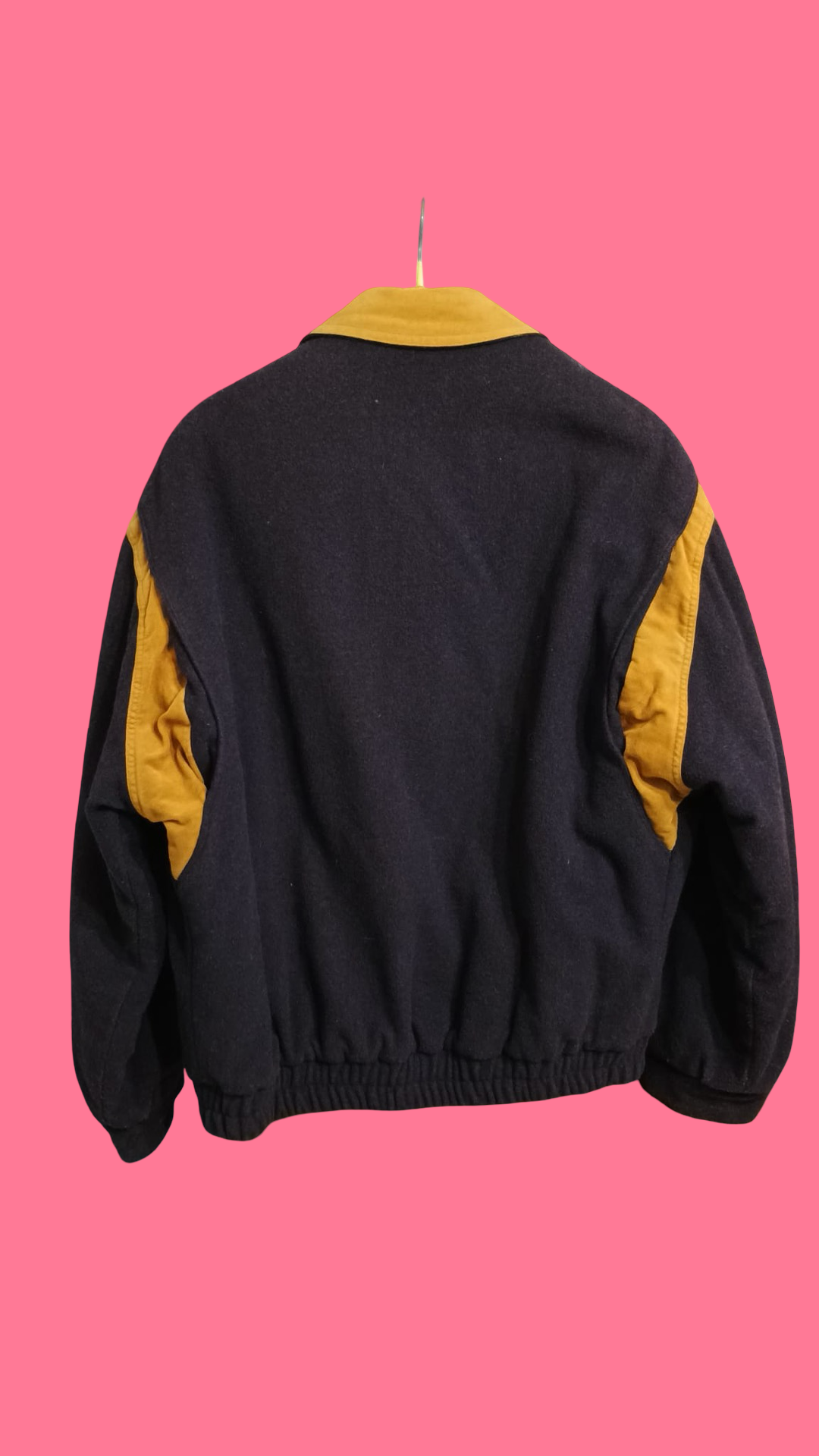 Vintage Green 90's Wool Coat Unisex Size L