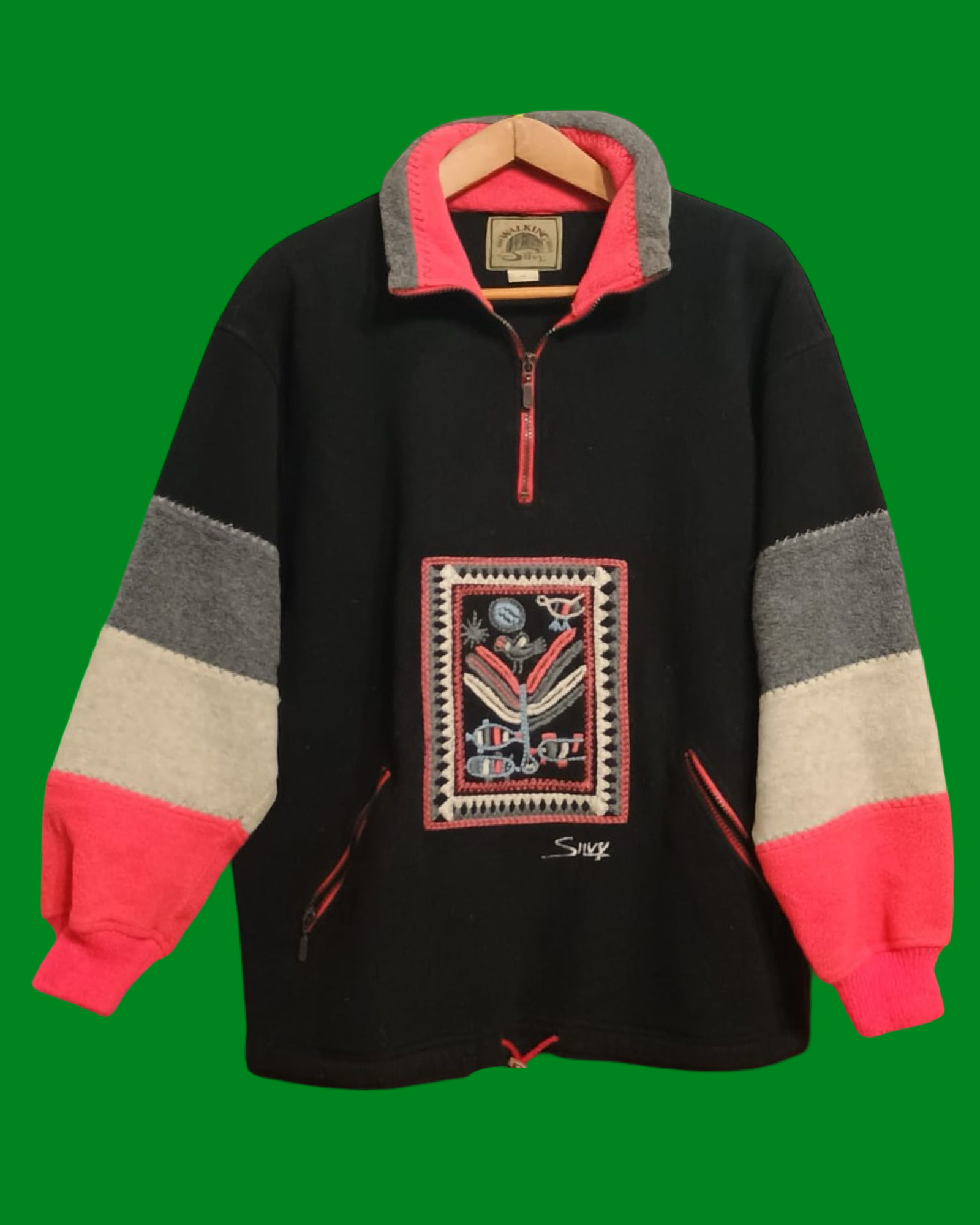 Vintage Multicolor Fantasy 90's Sweatshirt Unisex Size M